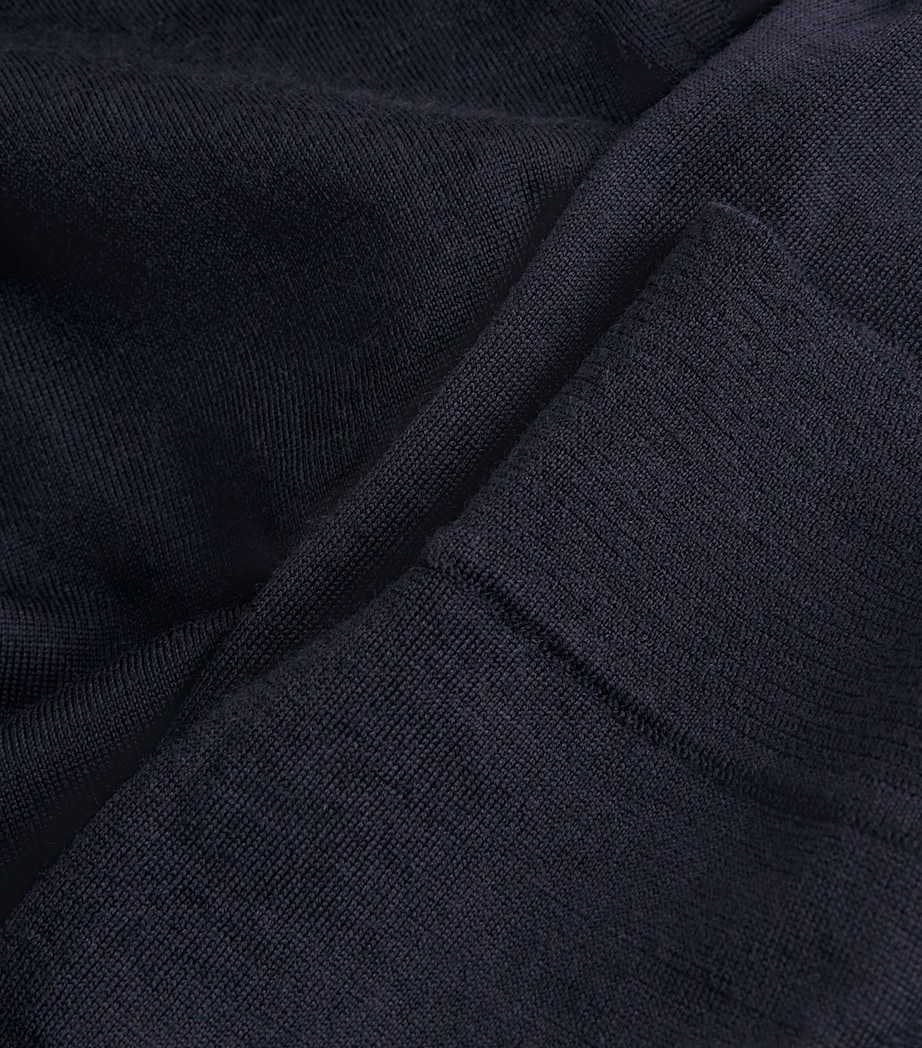 Virgin Wool Shirt NAVY Image 5