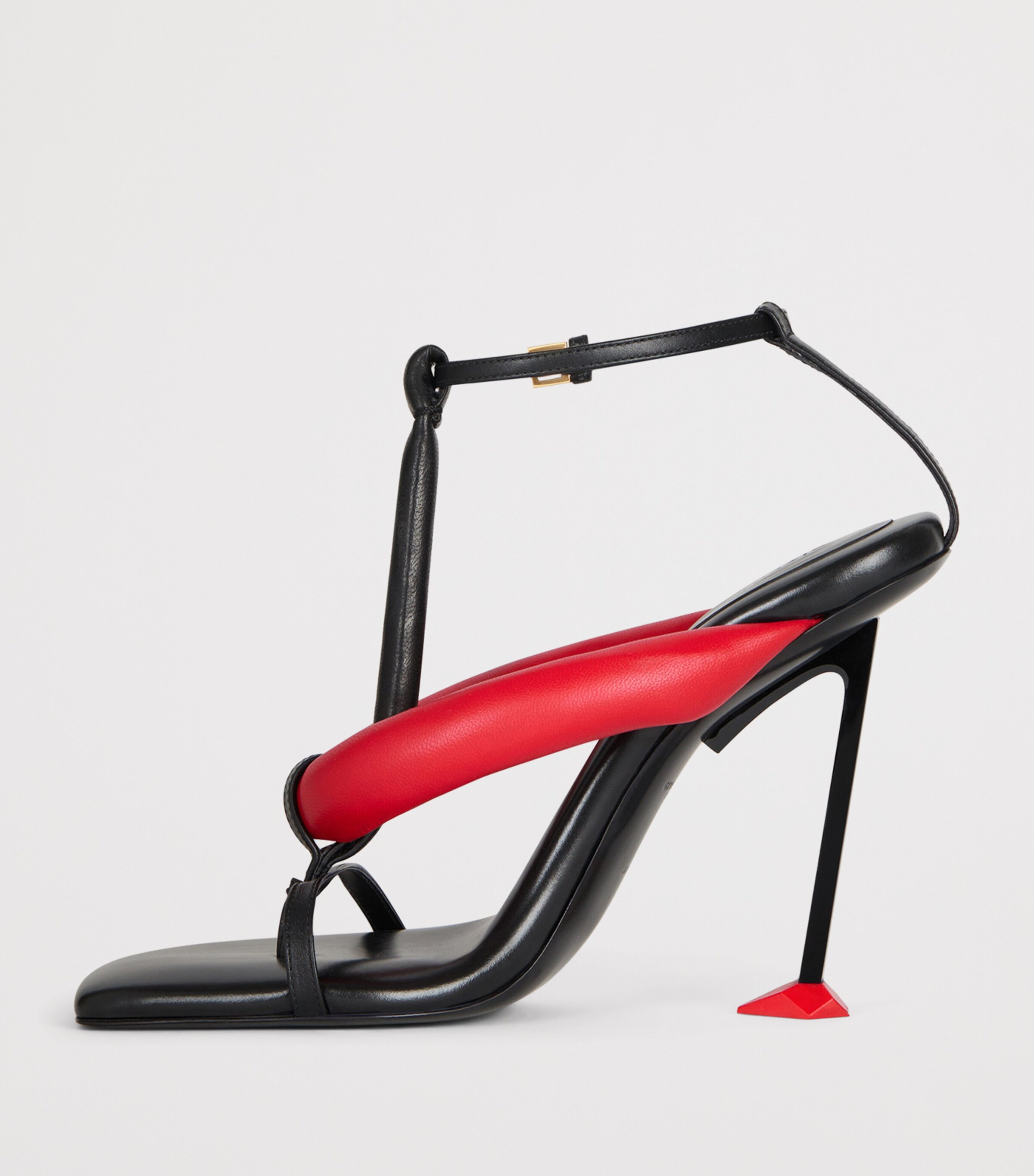 Givenchy Calfskin Boudoir Sandals 95 Black/red Image 4