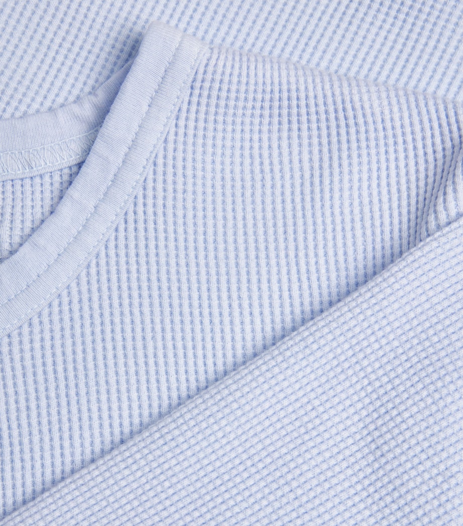 Cotton Pilar Waffle T-Shirt PERRI Image 5