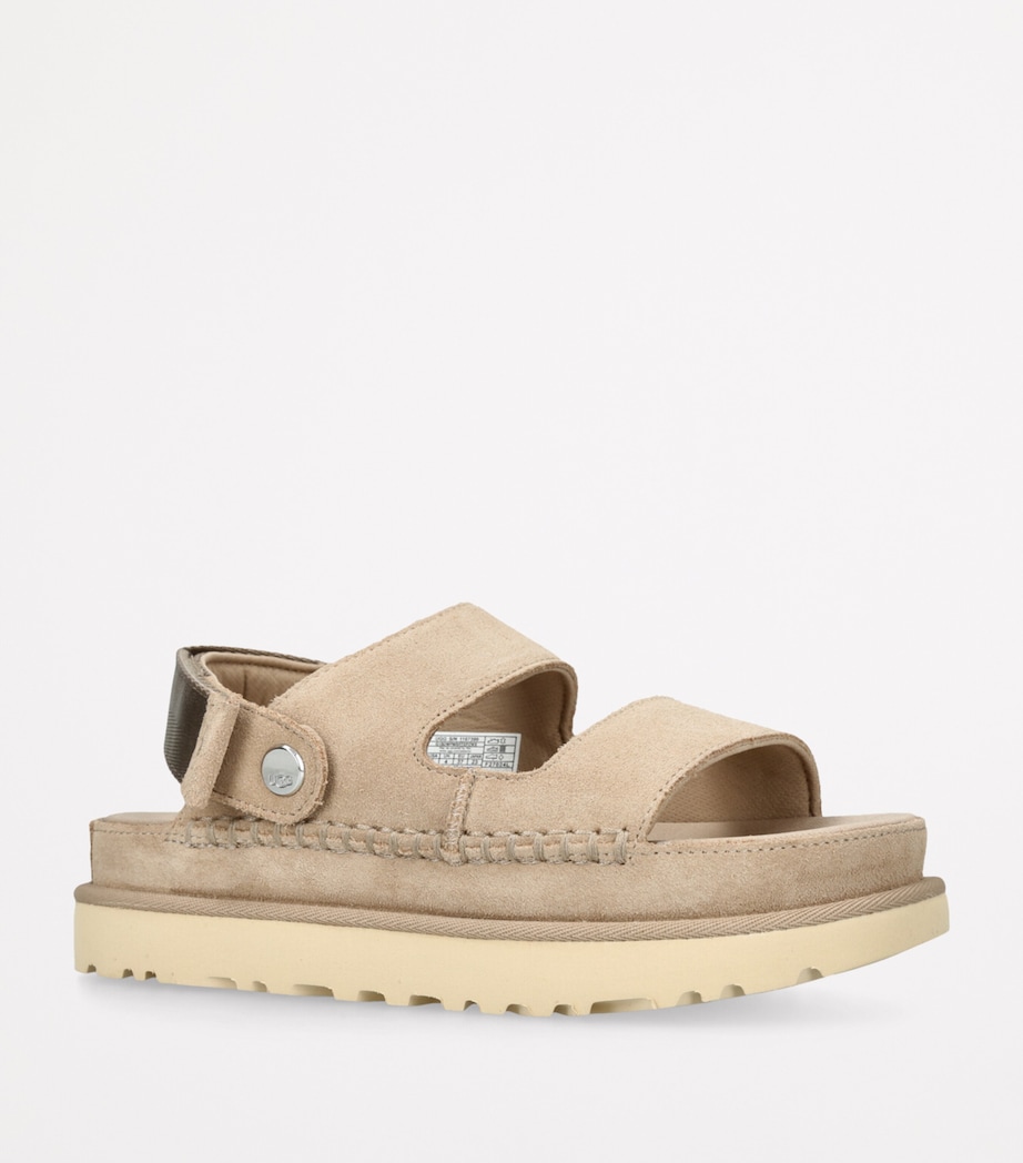 Suede Goldenstar Glide Sandals 25 SAND Image 3