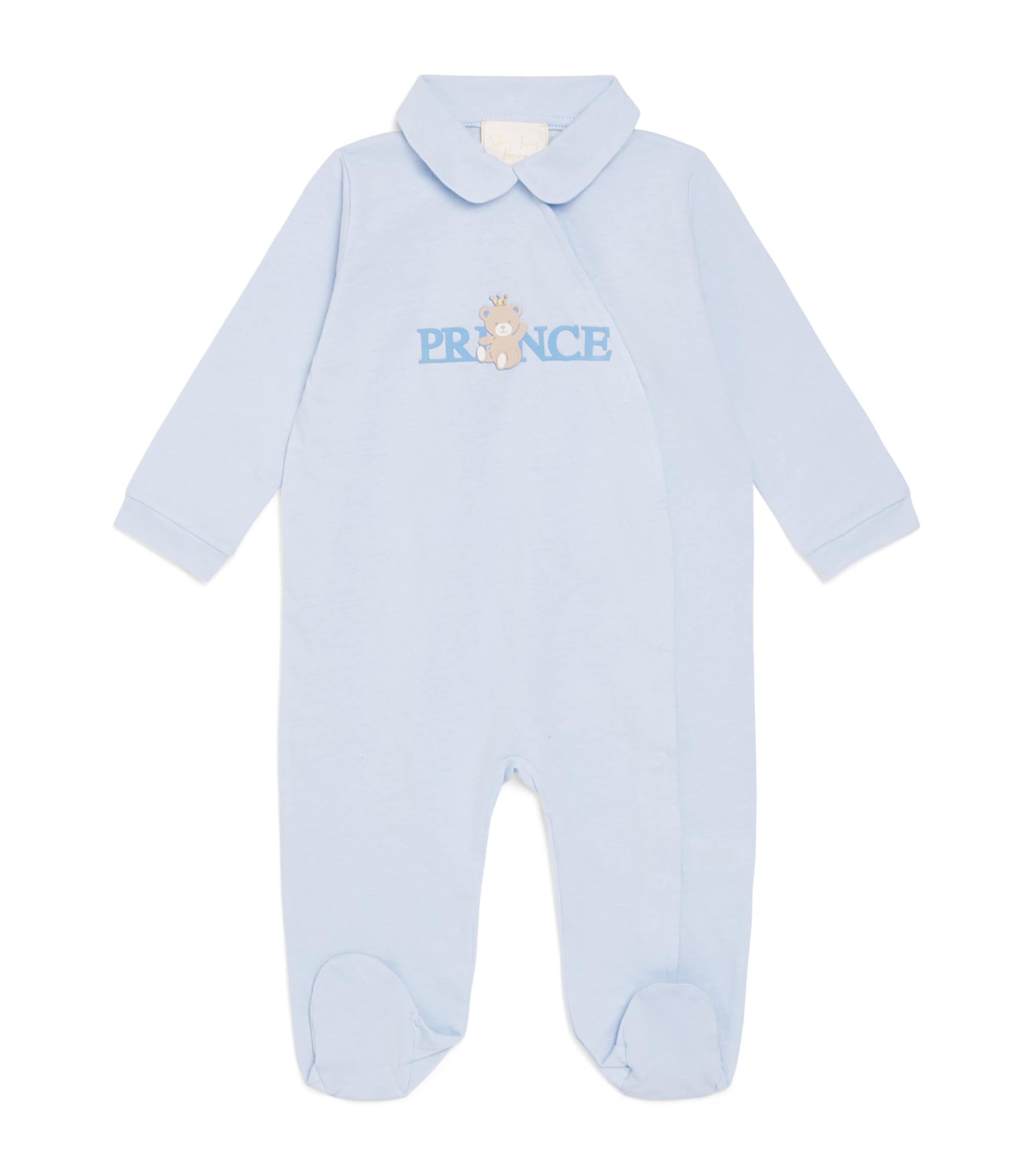 Story Loris Cotton Bear All-In-One (1-9 Months) Blue Image 1