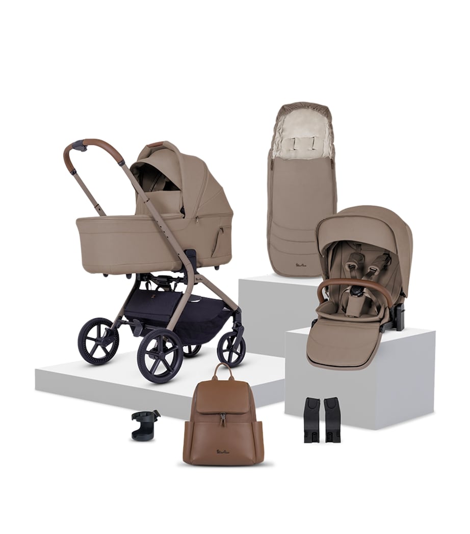 Silver Cross Breez Stroller Travel Bundle Champagne Image 1