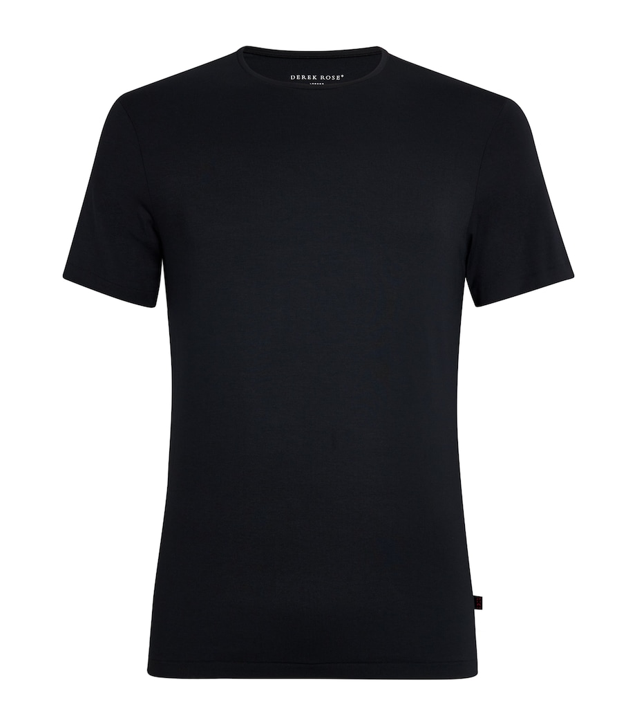 Micromodal Crew-Neck T-Shirt BLACK Image 1