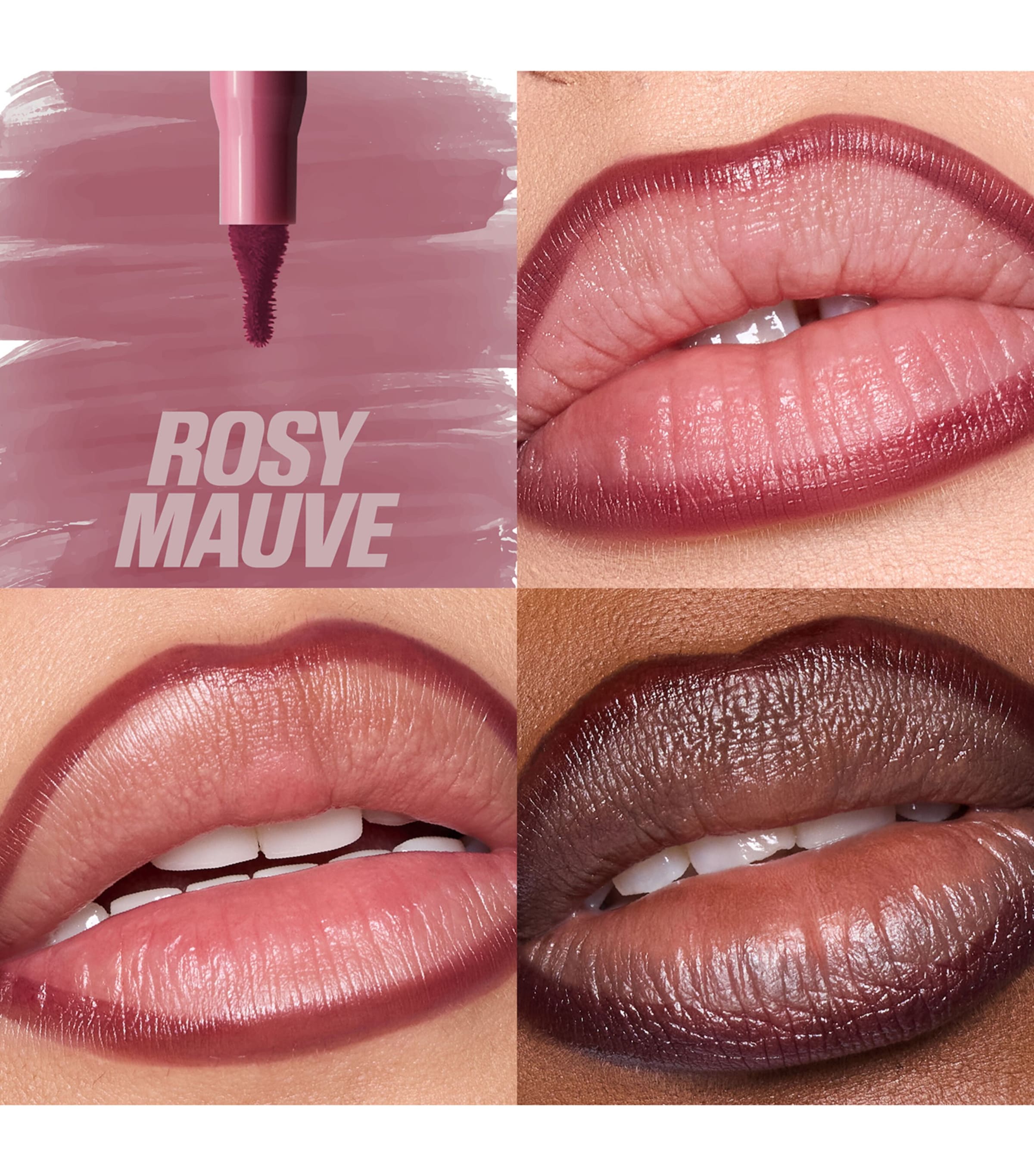 Huda Beauty Lip Contour Stain Rosy Mauve Image 2