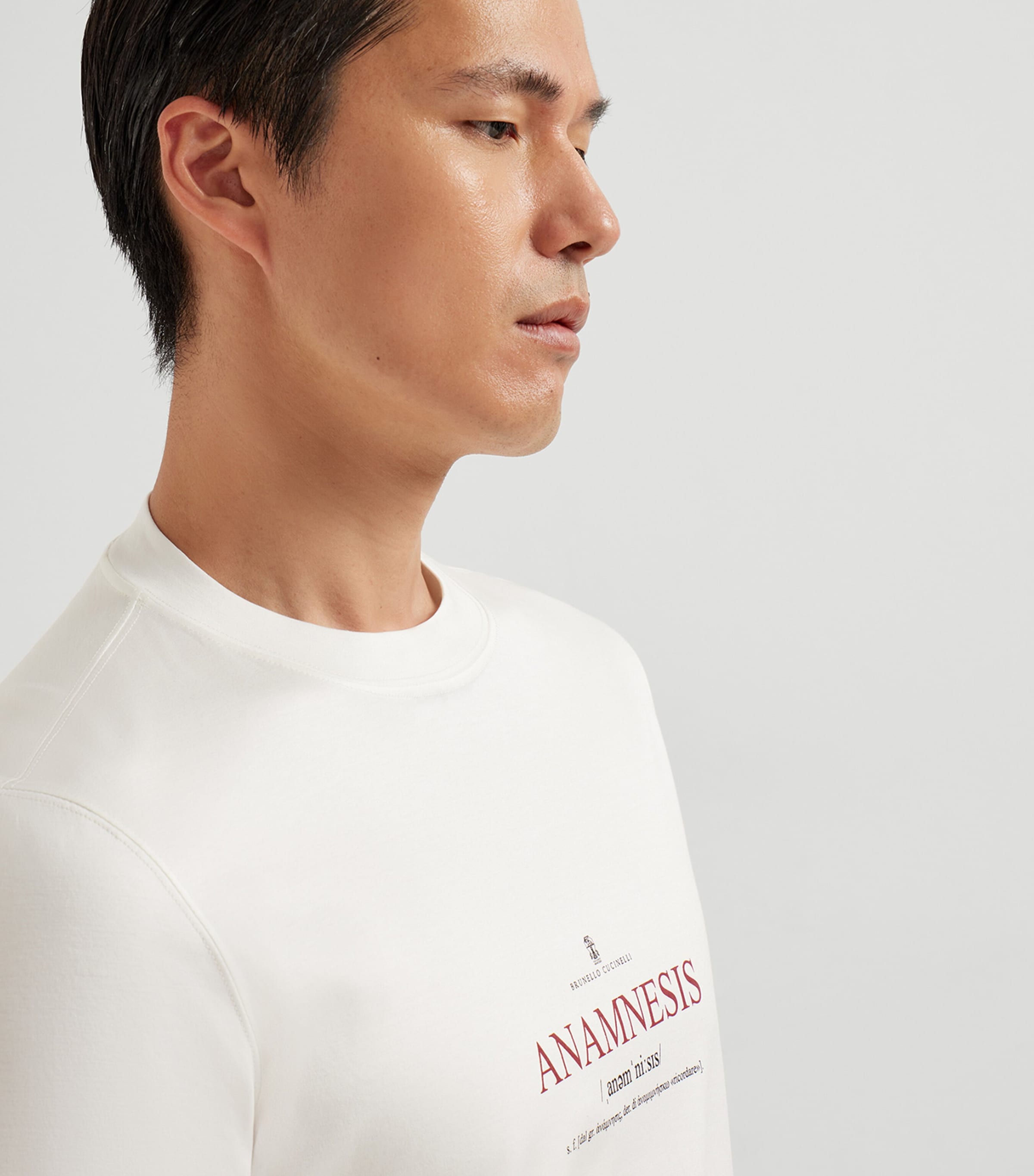 Cotton Anamnesis Print T-Shirt CRK45 Image 6