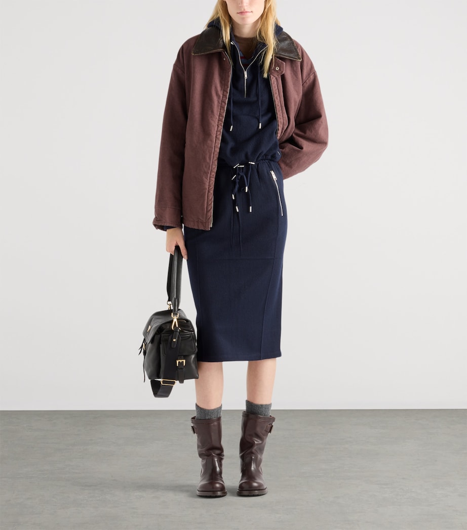 Wool-Cashmere Midi Skirt F0008 Image 2