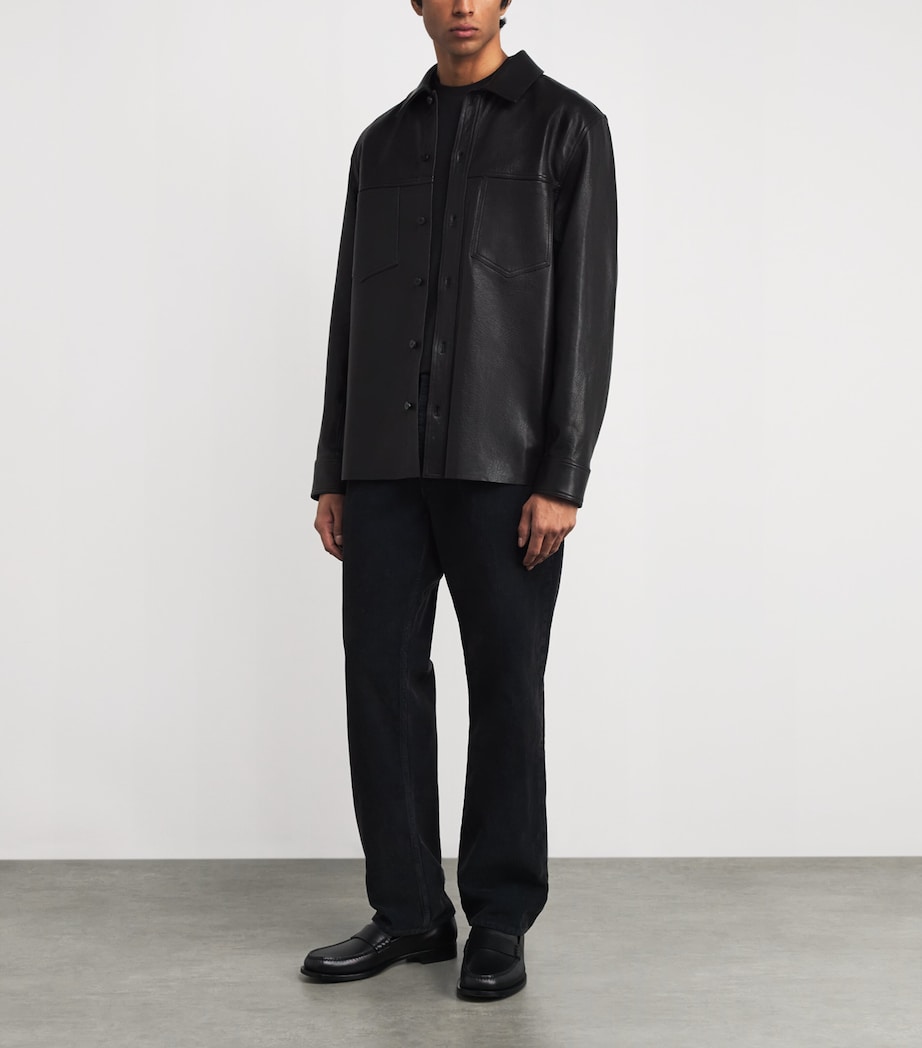 Cotton Chest-Pocket T-Shirt BLACK Image 2