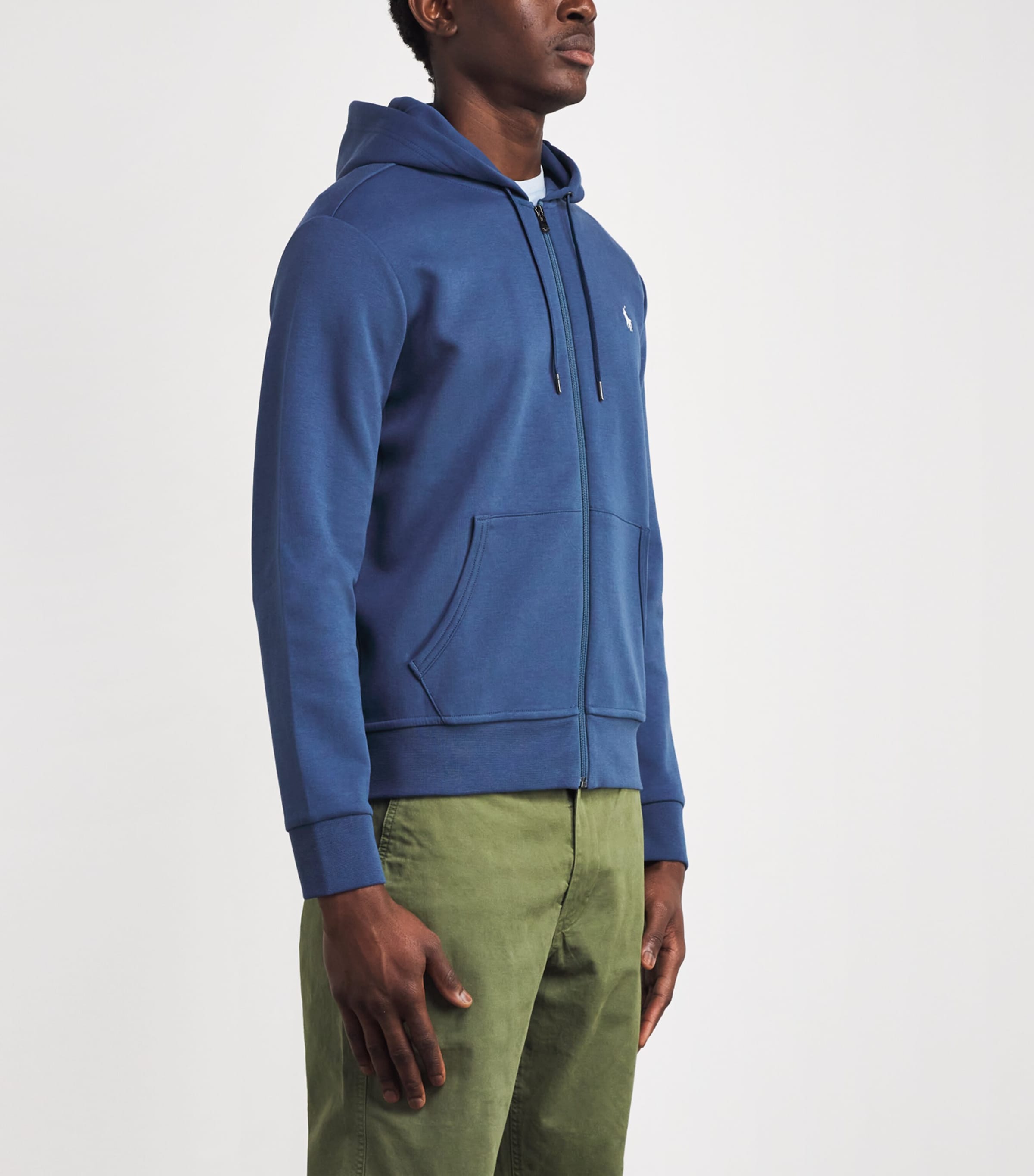 Tech Knit Zip-Up Hoodie BLUE Image 3