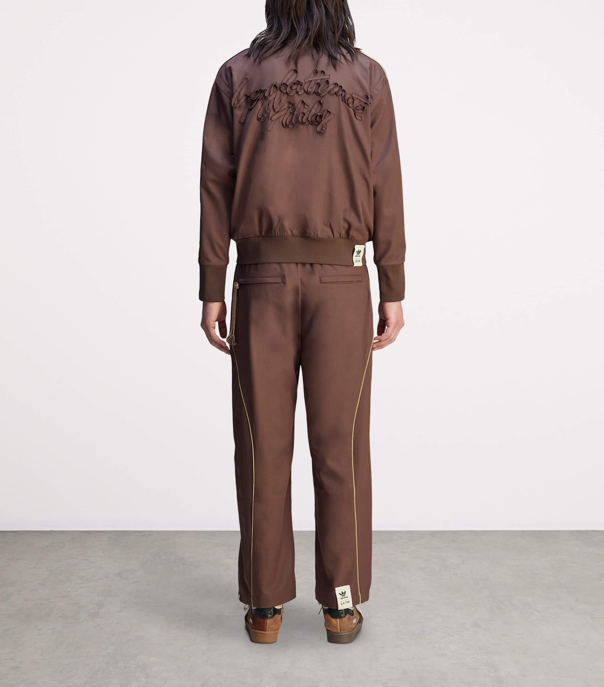 x Song For The Mute Technical Track Jacket BROWN Image 3