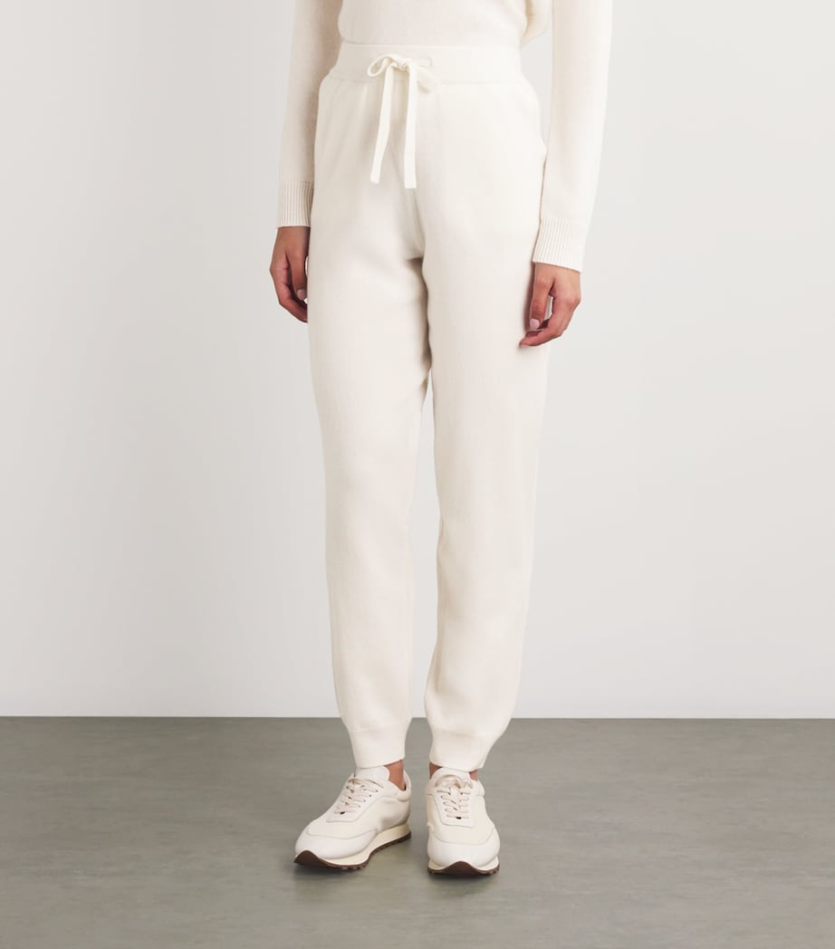 Cashmere Drawstring Sweatpants BONE Image 3
