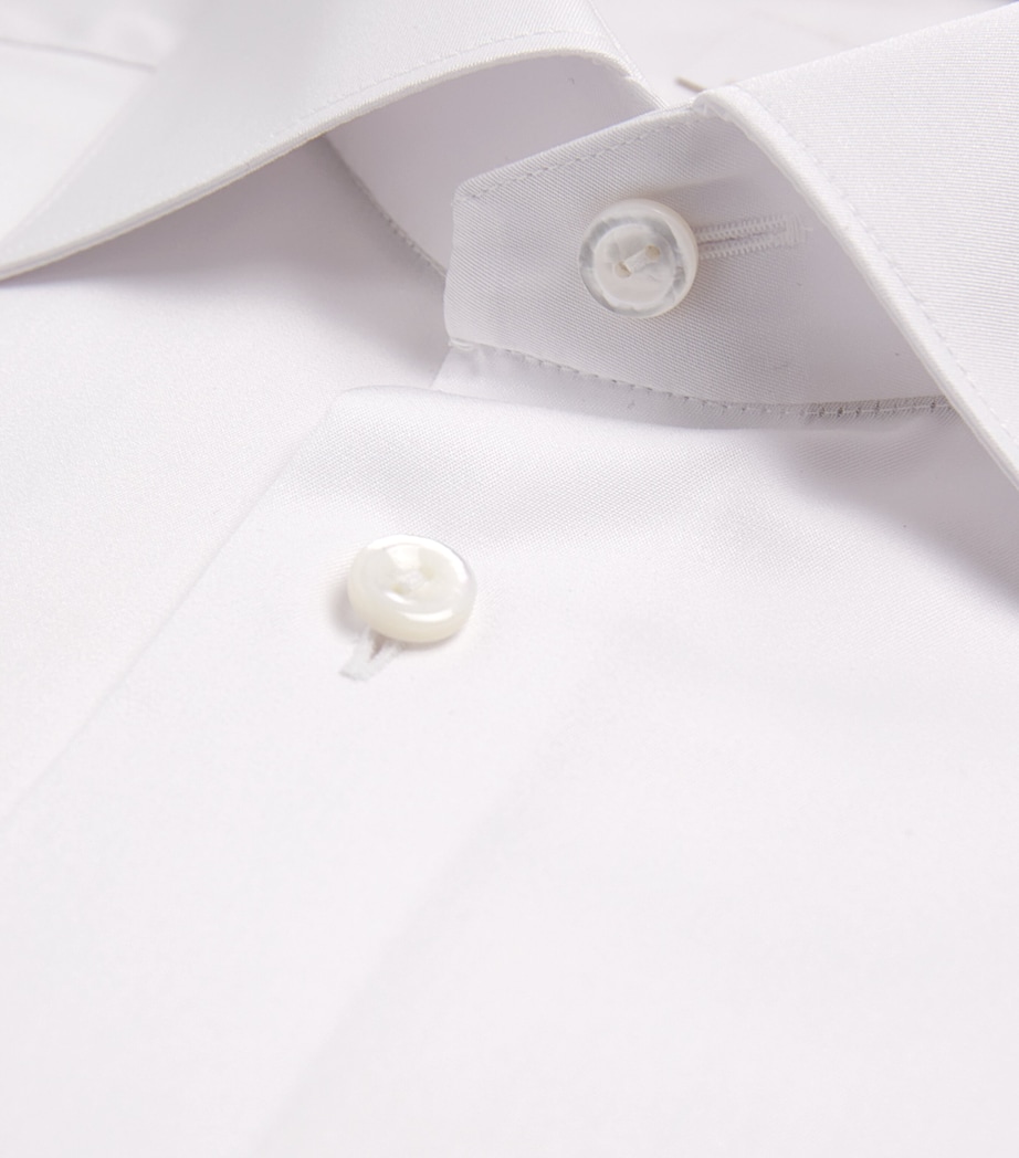 Organic Cotton Elevated Slim-Fit Shirt 00 WHITE Image 5