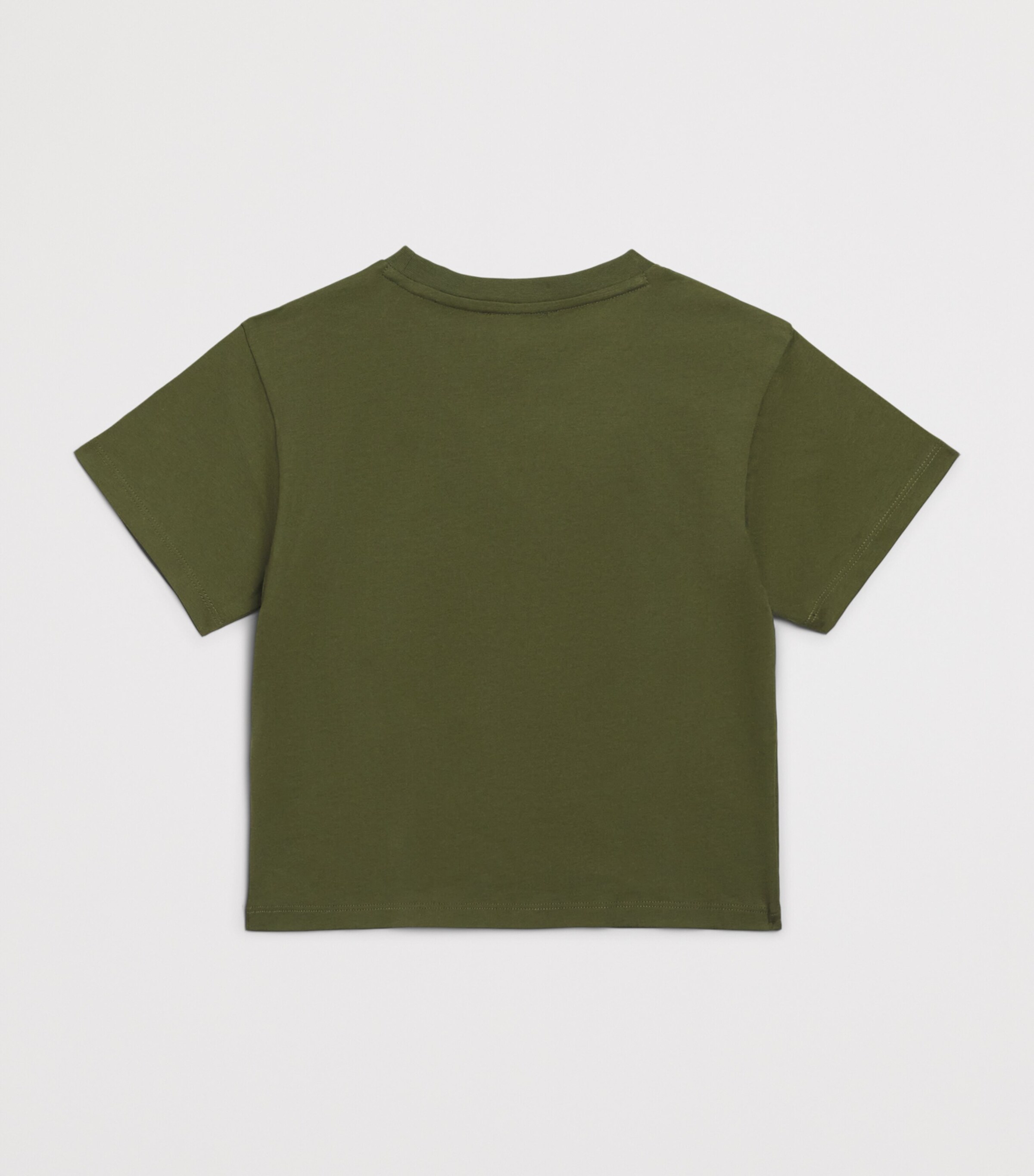 Cotton Logo T-Shirt (2-14 Years) 64BKHAKI Image 2