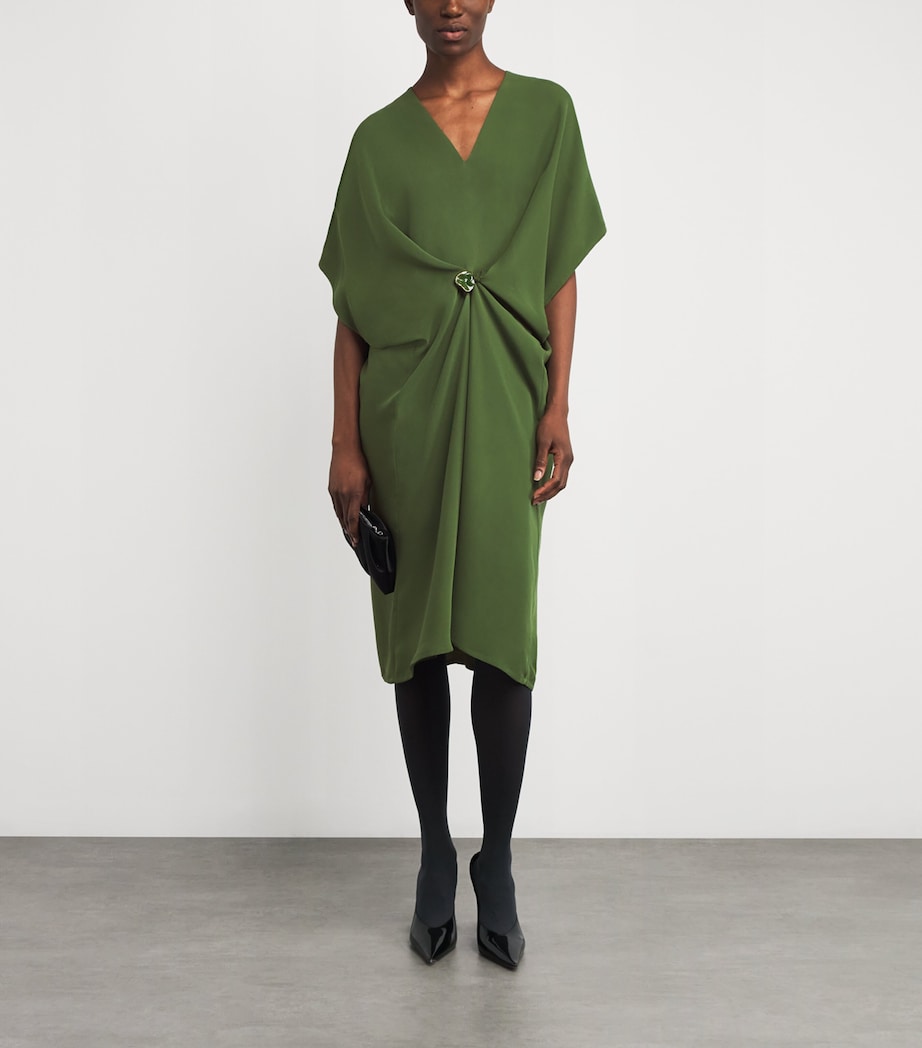 Silk Crepe Dress A8194 Image 2