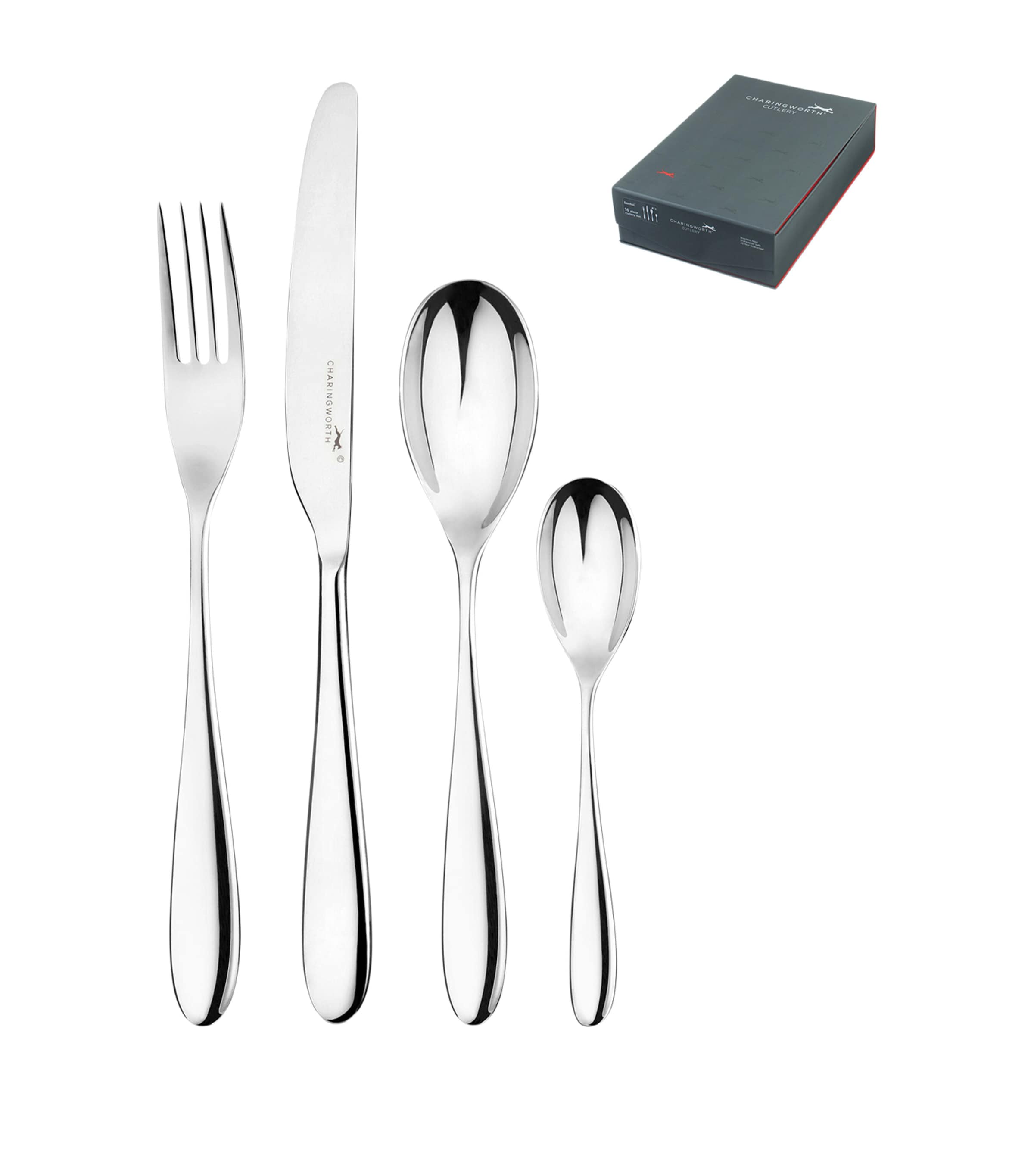 Santol Stainless Steel 24-Piece Cutlery Set SILVER Image 2