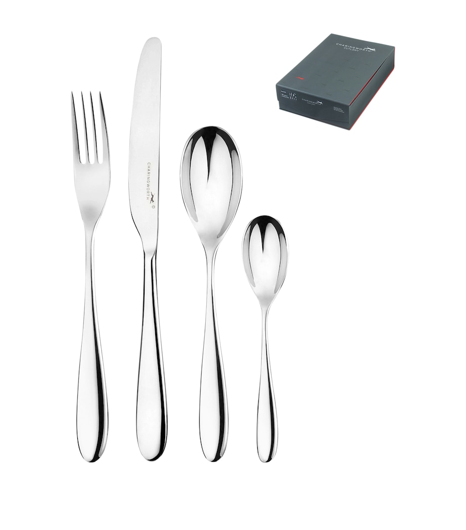 Santol Stainless Steel 24-Piece Cutlery Set SILVER Image 2