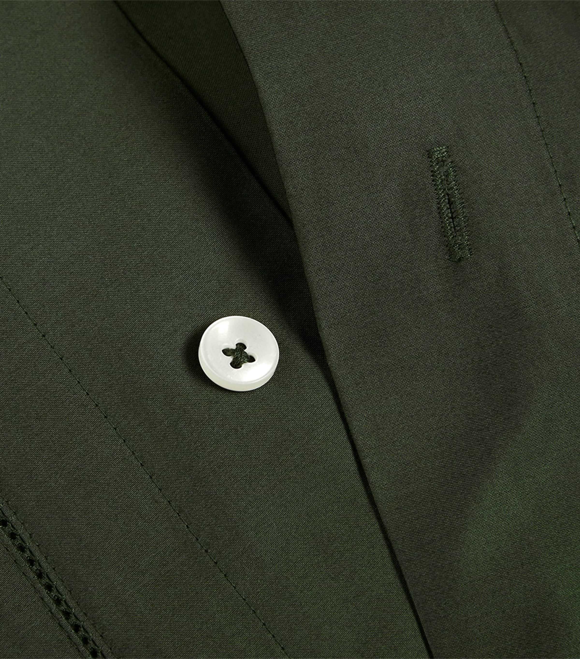 Cotton RL624 Super King Duvet Cover (260cm x 220cm) DKGREEN Image 4