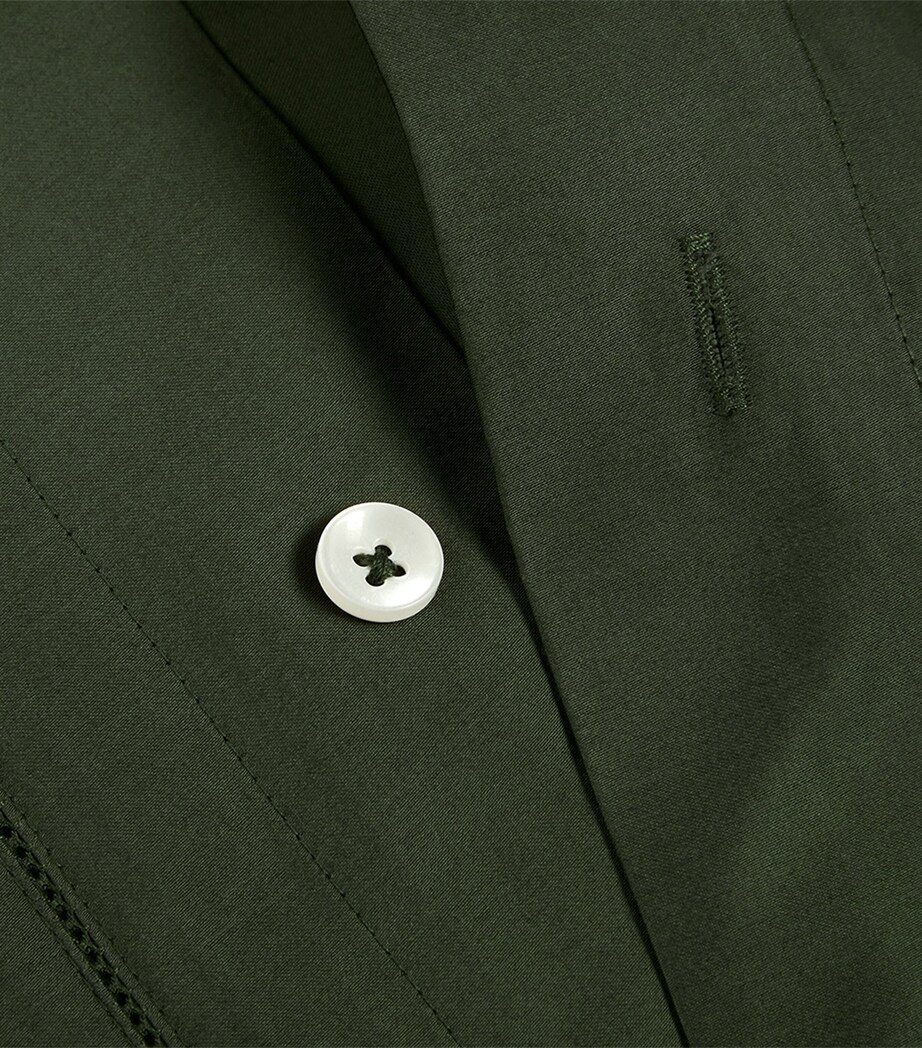 Cotton RL624 Super King Duvet Cover (260cm x 220cm) DKGREEN Image 4