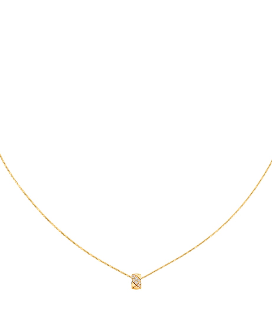 Yellow Gold and Diamond Coco Crush Necklace YELLOW GOLD Image 1
