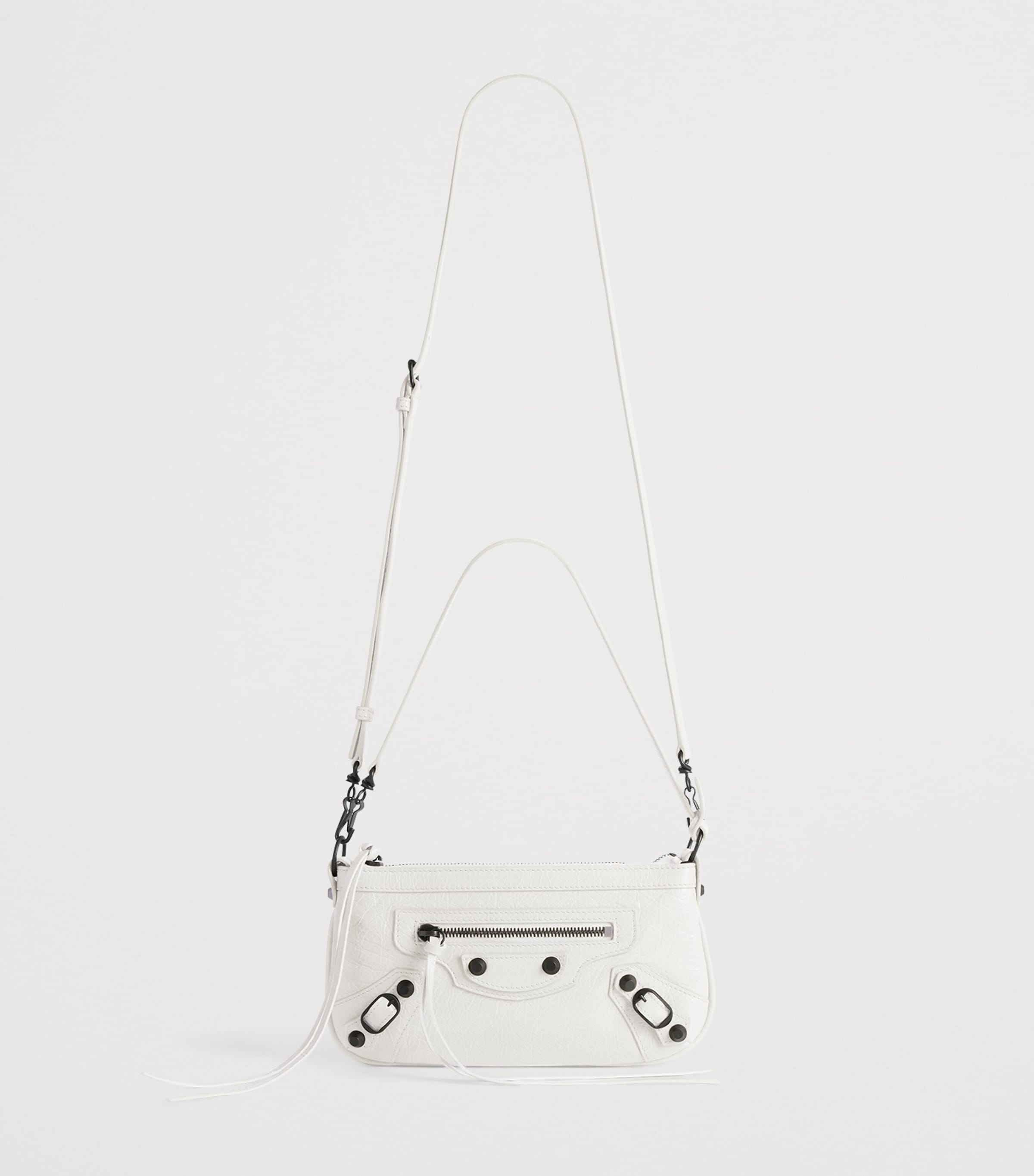 Balenciaga White Lambskin Le City Pouch | Harrods US
