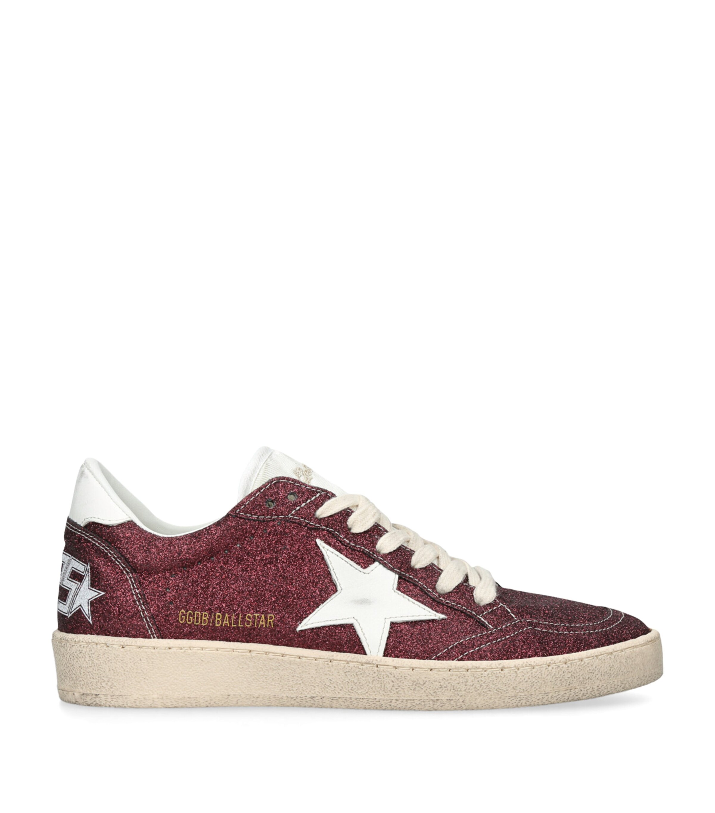 Golden Goose Ballstar Sneakers Wine Comb Image 1