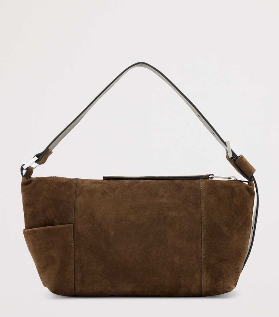 Suede Vega Shoulder Bag FANGO BROWN Image 3