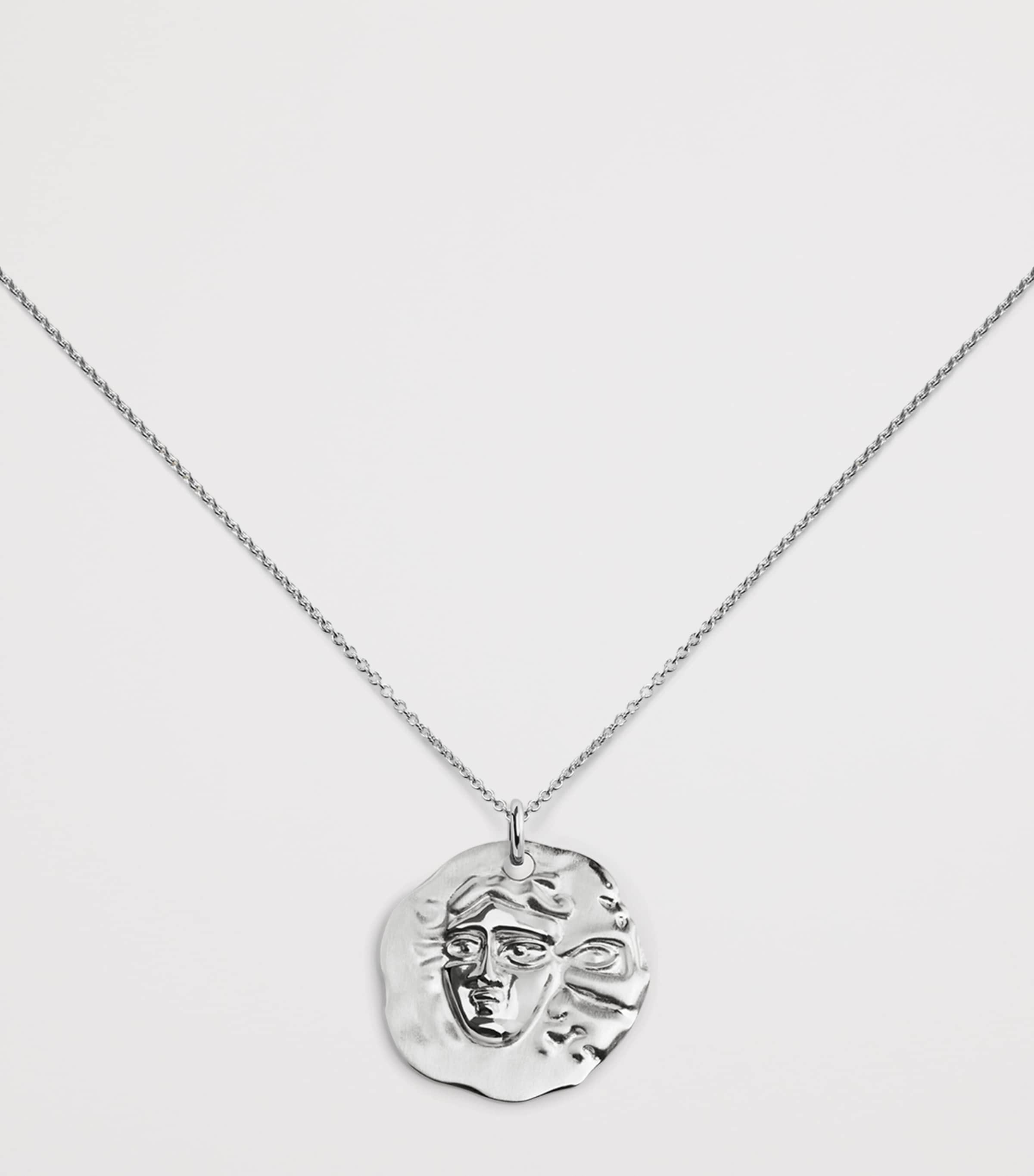 Monica Vinader Sterling Silver Gemini Zodiac Necklace Sterling Silver Image 4