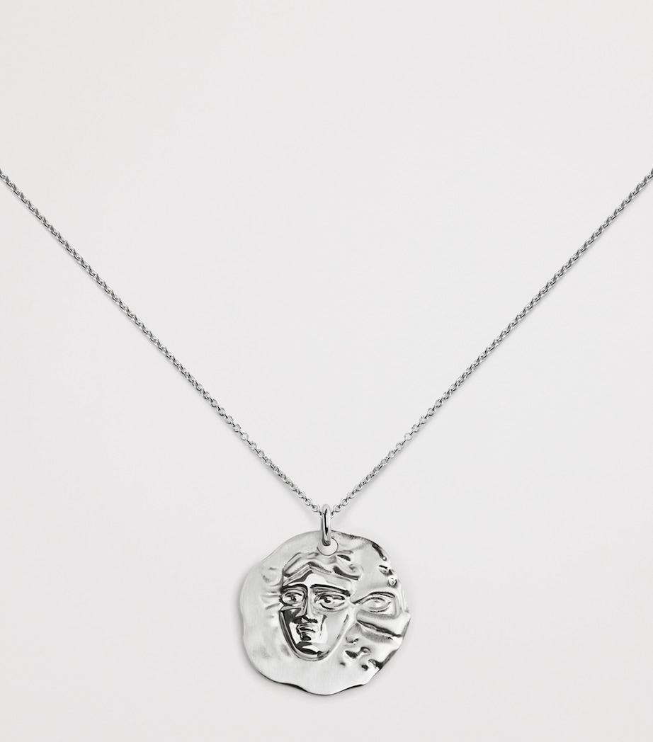 Monica Vinader Sterling Silver Gemini Zodiac Necklace Sterling Silver Image 4