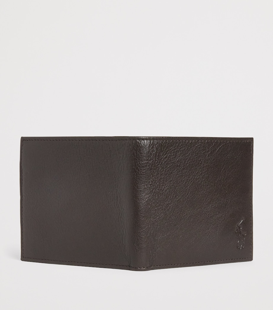 Leather Polo Pony Wallet BROWN Image 3