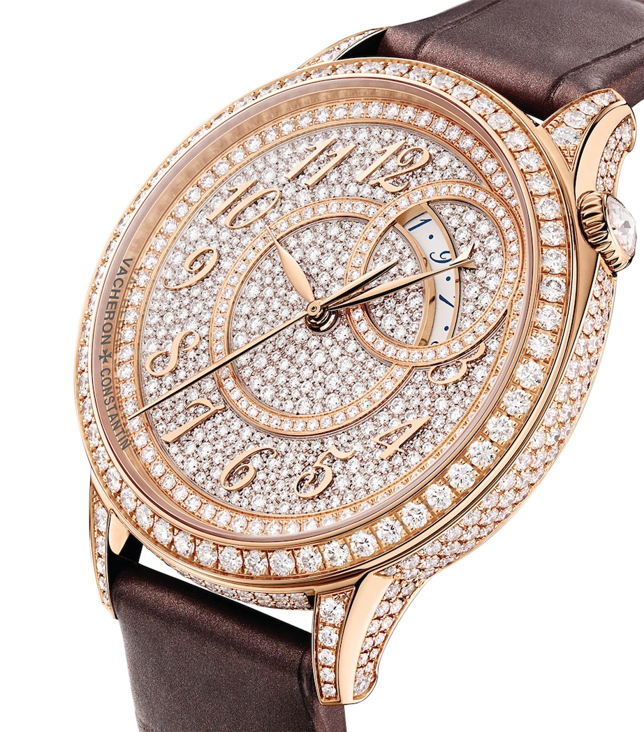 Rose Gold and Diamond Egérie Watch 35mm RED GOLD Image 7