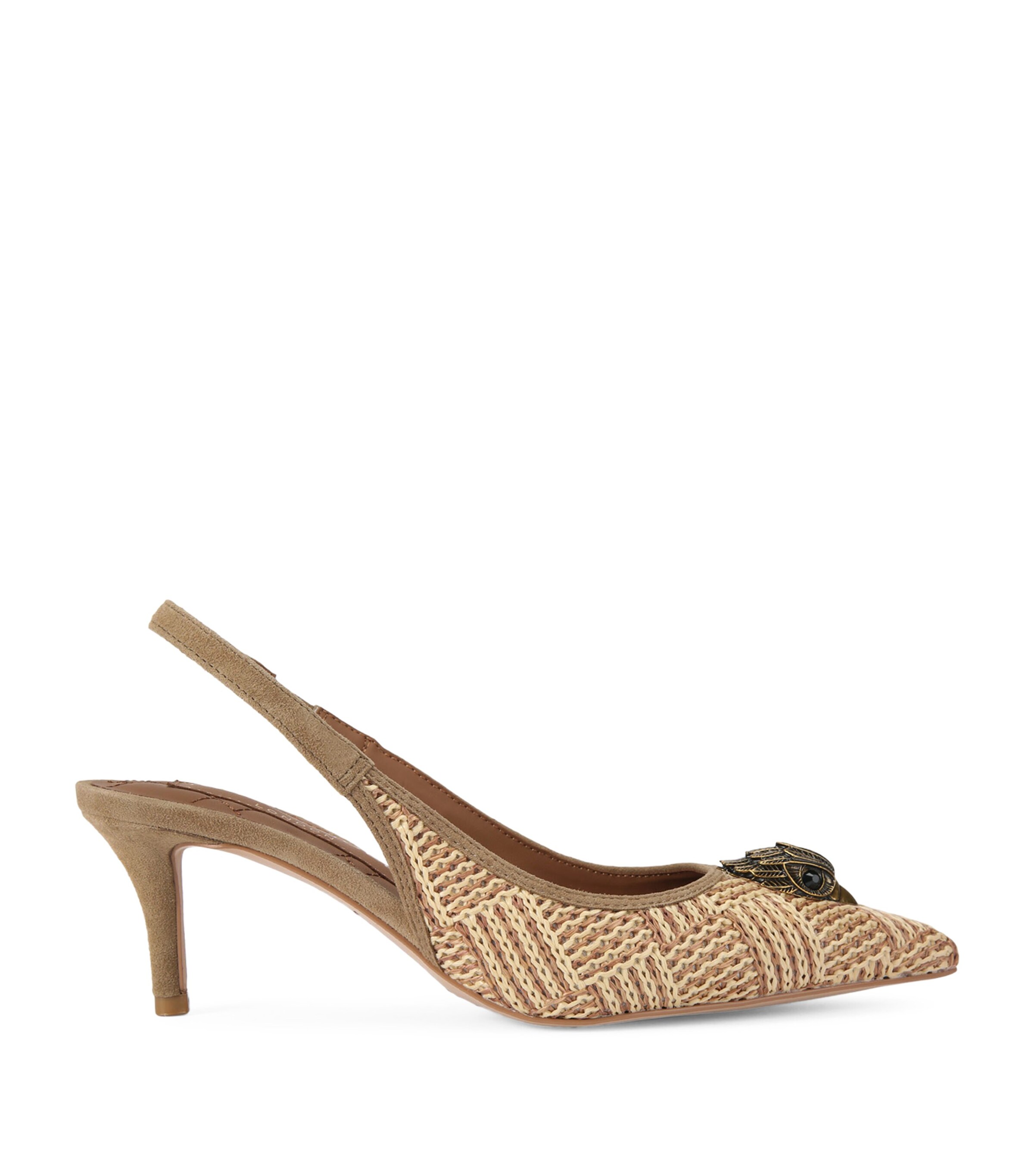 Kurt Geiger London Belgravia Slingback Pumps 60 Beige Comb Image 1