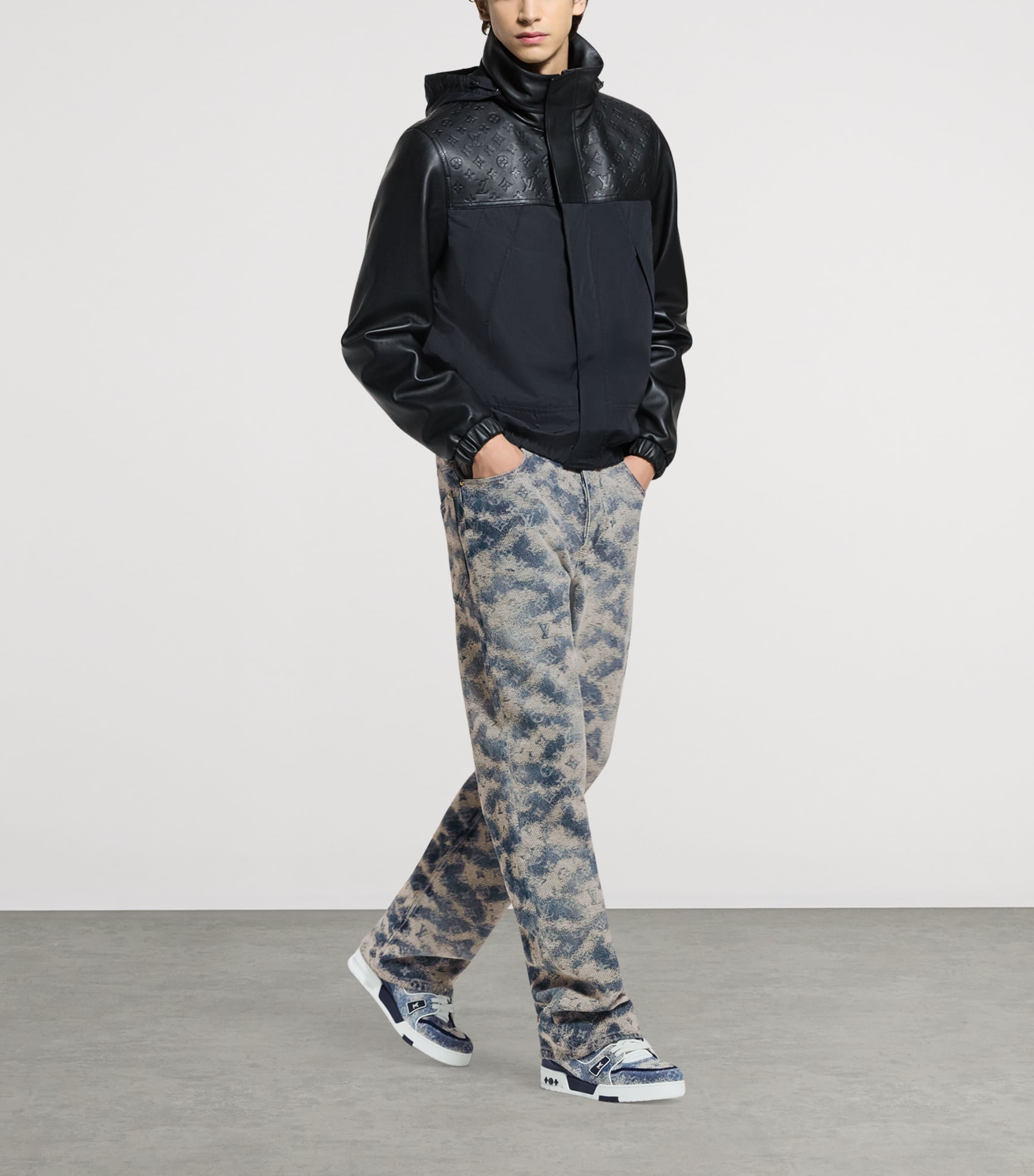 Denim LV Low-Top Sneakers BLUE Image 7