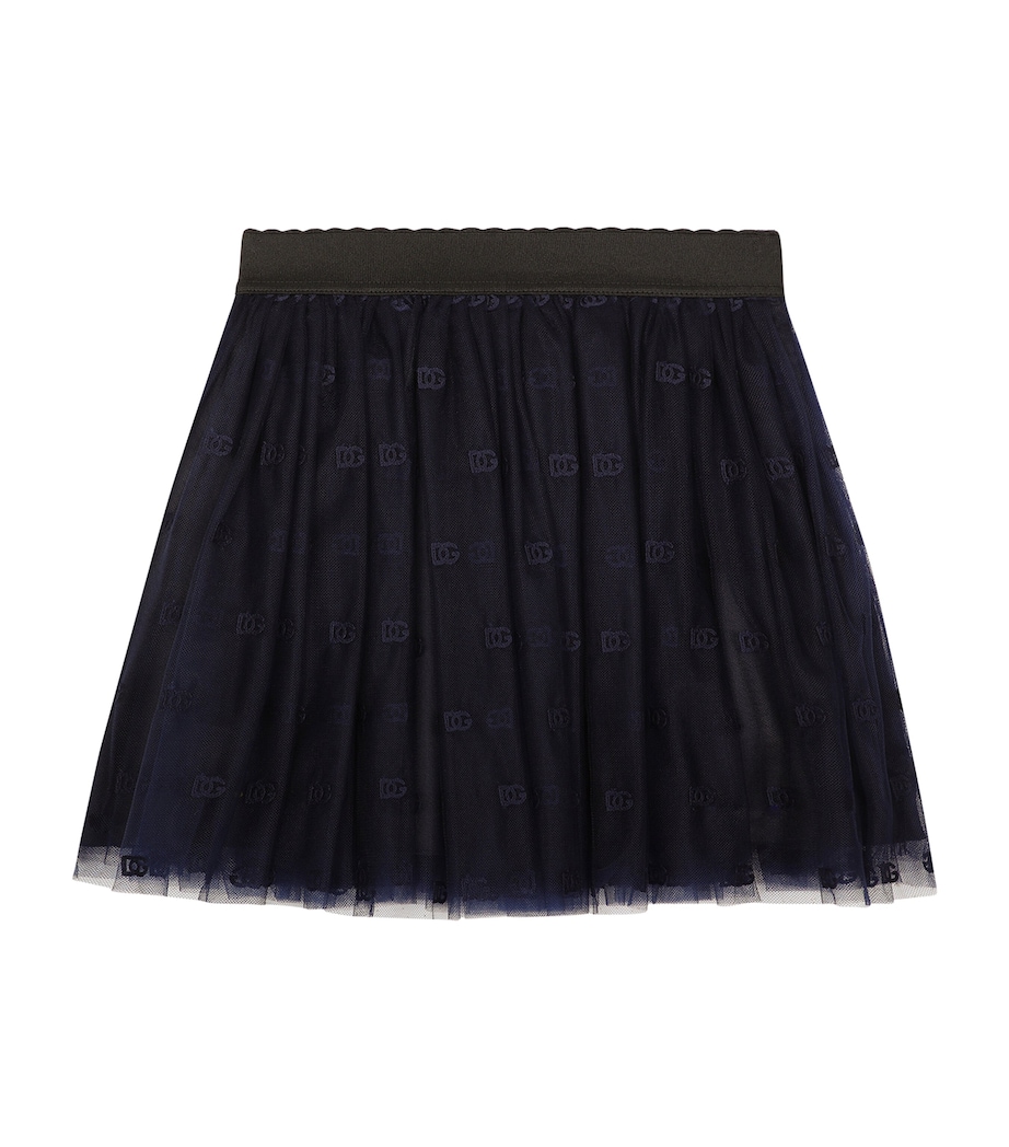 Tulle Logo Skirt (8-12+ Years) B0387-BLUE 3 Image 1