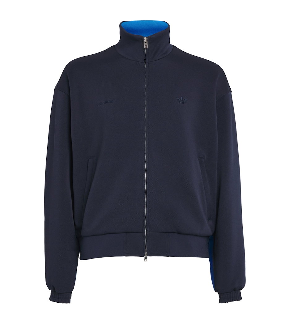 adidas Mens x Wales Bonner Logo Sweatshirt Night Navy Image 1