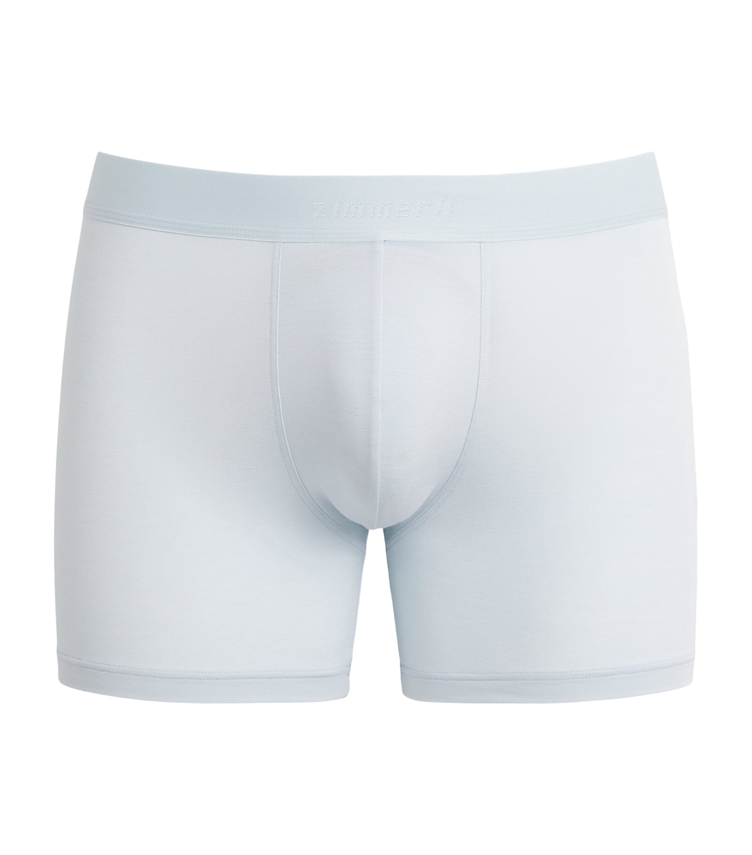 Zimmerli Mens 700 Pureness Boxer Briefs Sky Blue Image 1