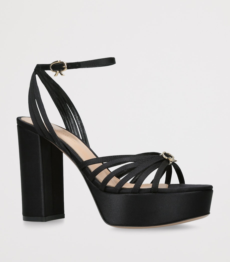 Rita Platform Sandals 70 BLACK Image 3