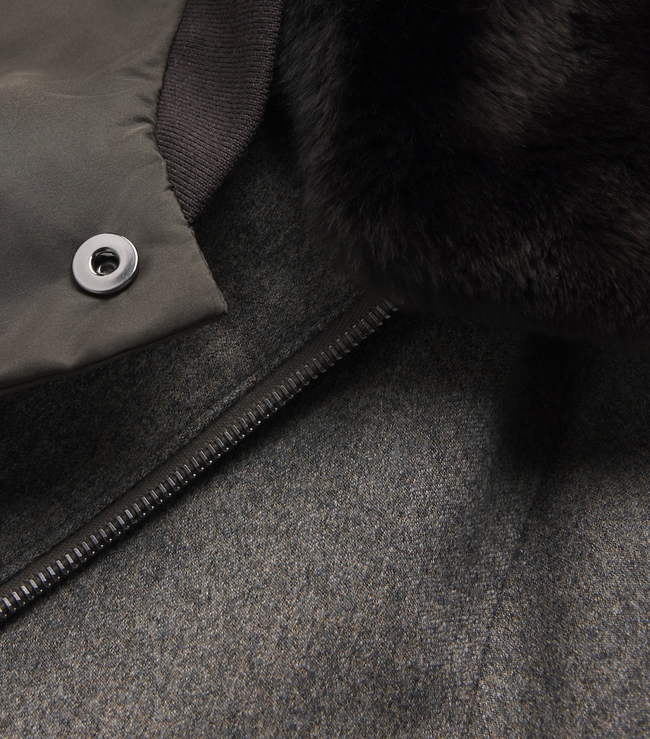 Fur-Collar Hybrid Jacket 701 Image 5