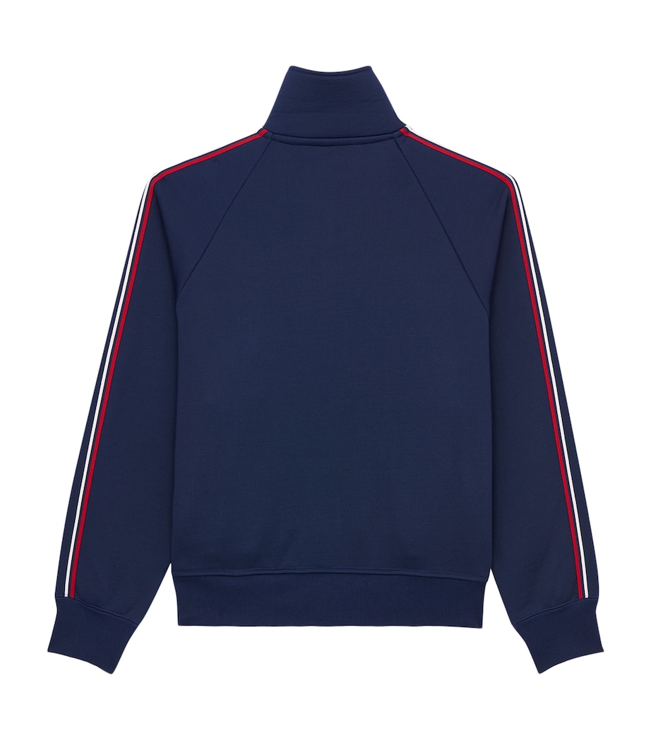 Cotton-Blend Stripe Track Jacket 4003 Image 4