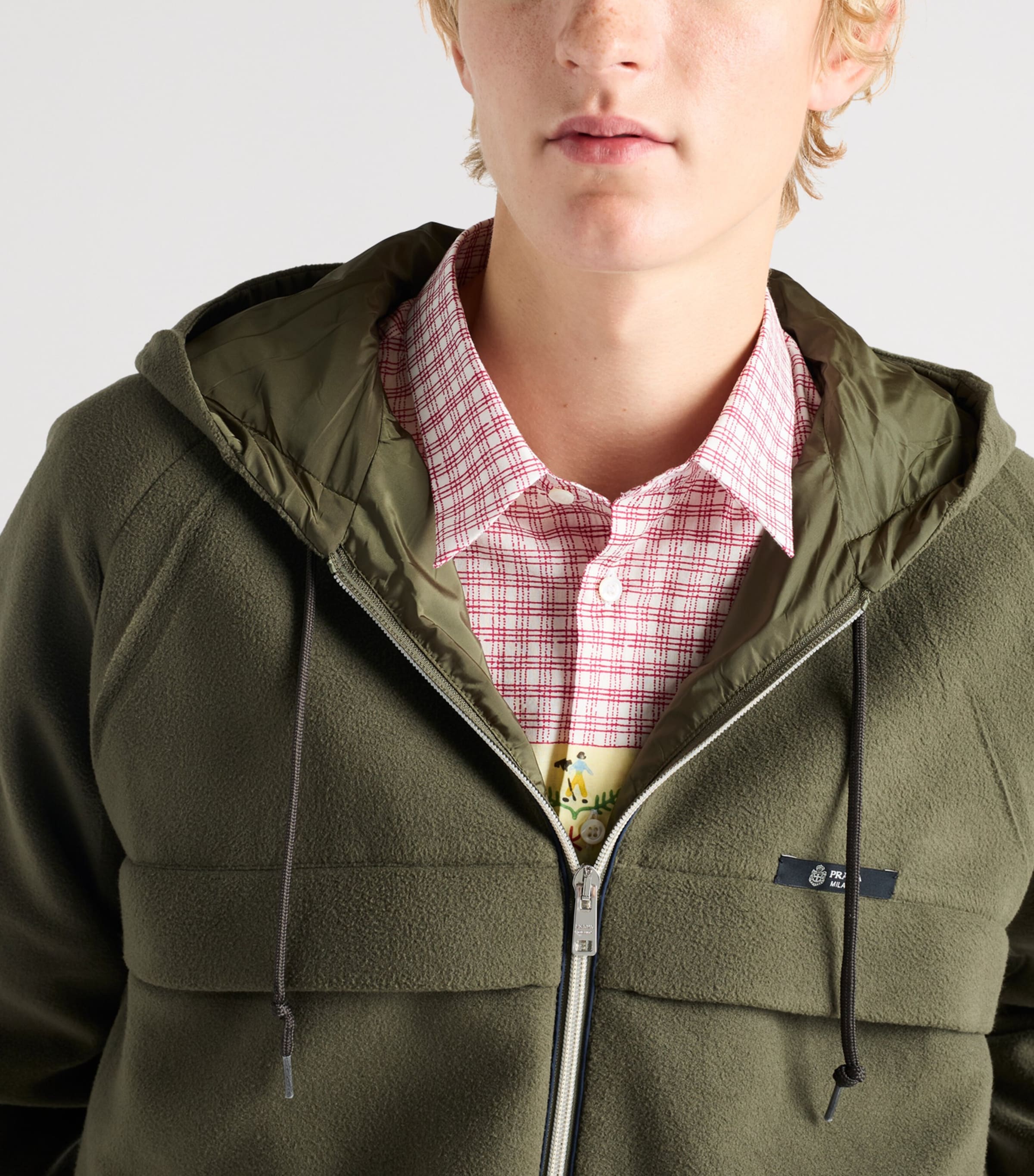 Technical Hooded Blouson Jacket F0161 Image 4