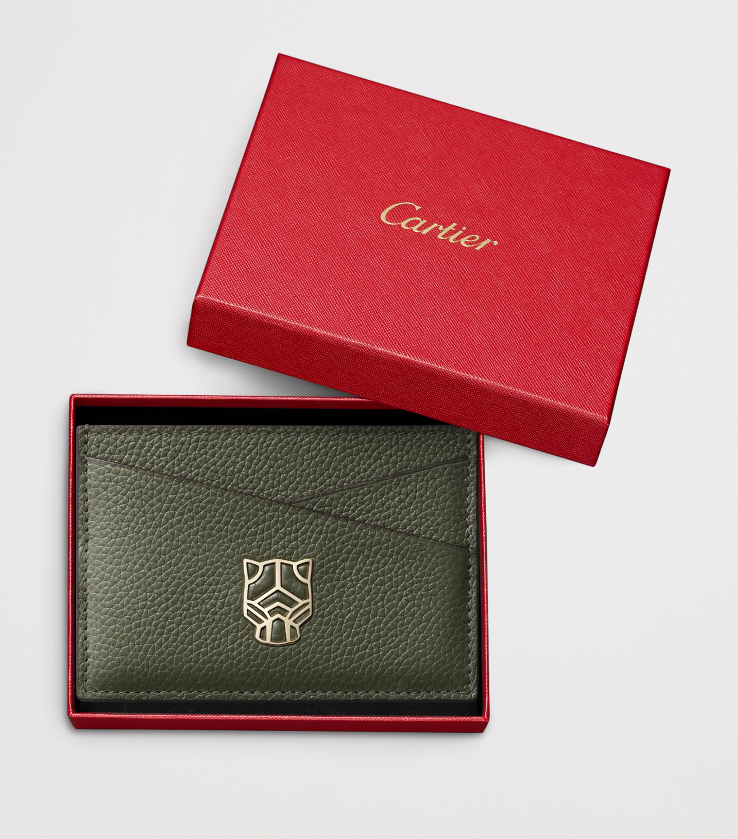Cartier Panthère Graphique de Cartier Card Holder Green Image 4