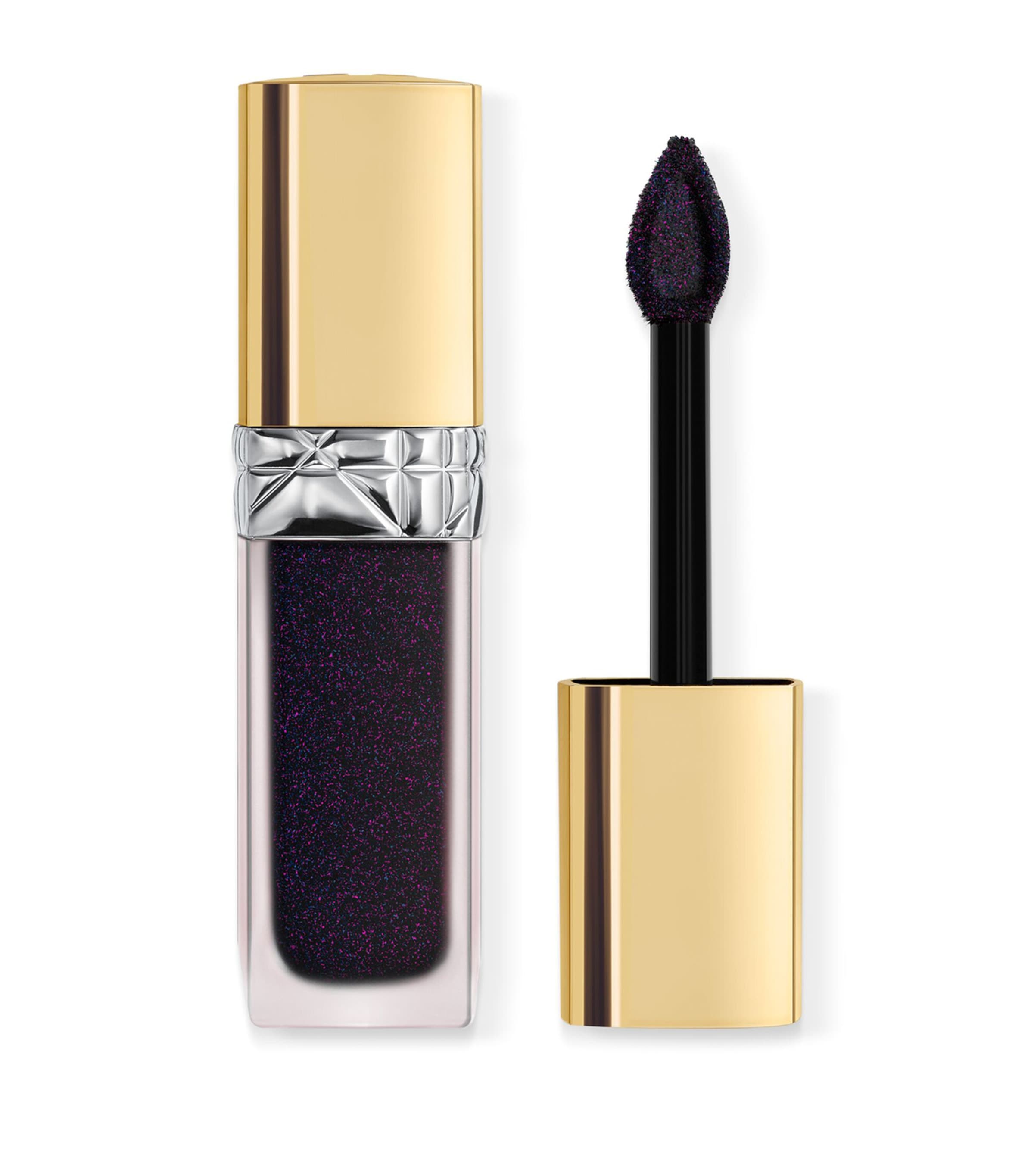 Shop Dior Rouge  Forever Sequin Liquid Lipstick In Black