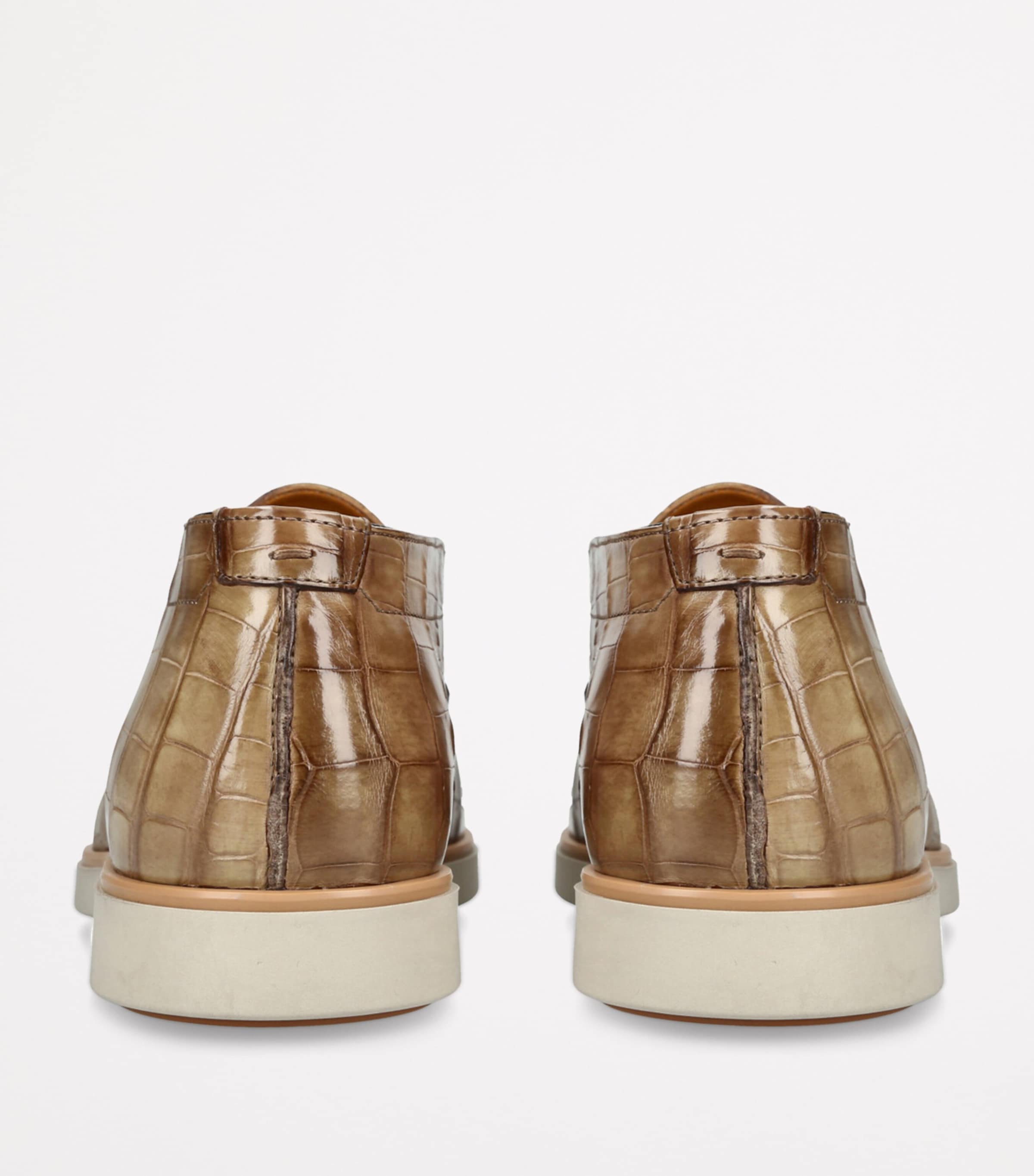 Crocodile Pariaso Mid-Top Loafers TAN Image 2
