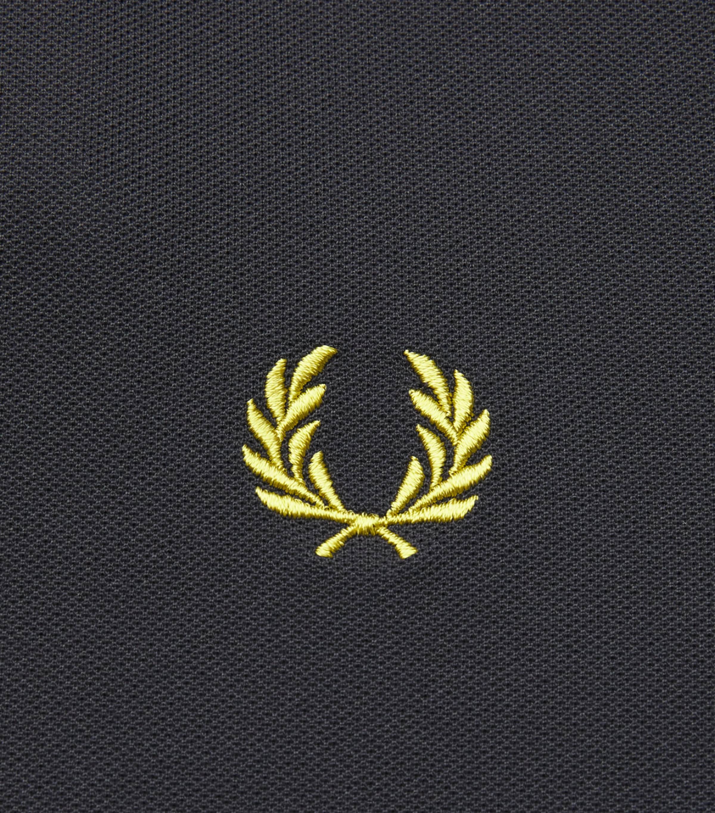 Fred Perry Mens Piqué Logo Tennis Polo Shirt Anchor Grey Image 6