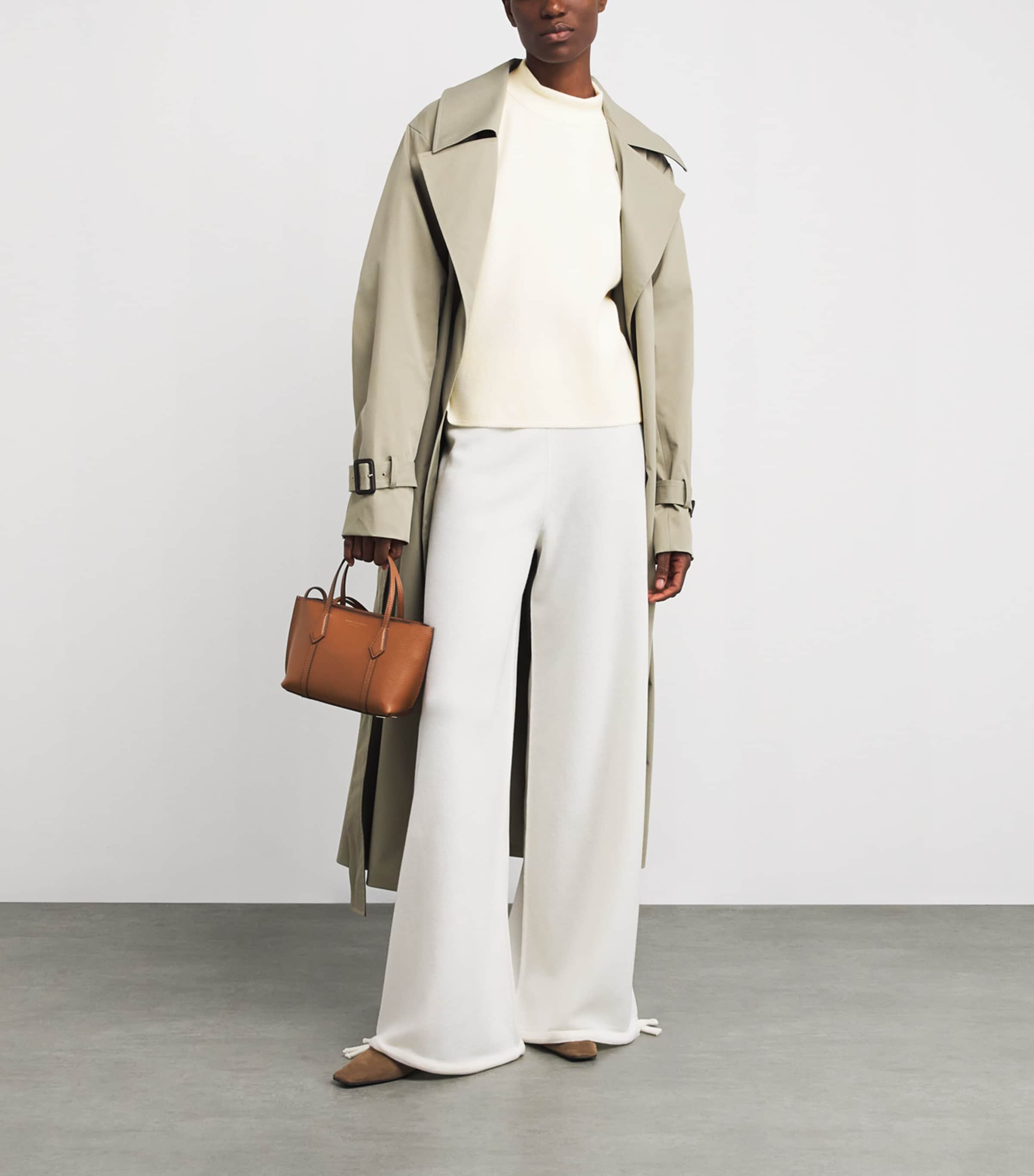 Virgin Wool Funnel-Neck Sweater SILK Image 2