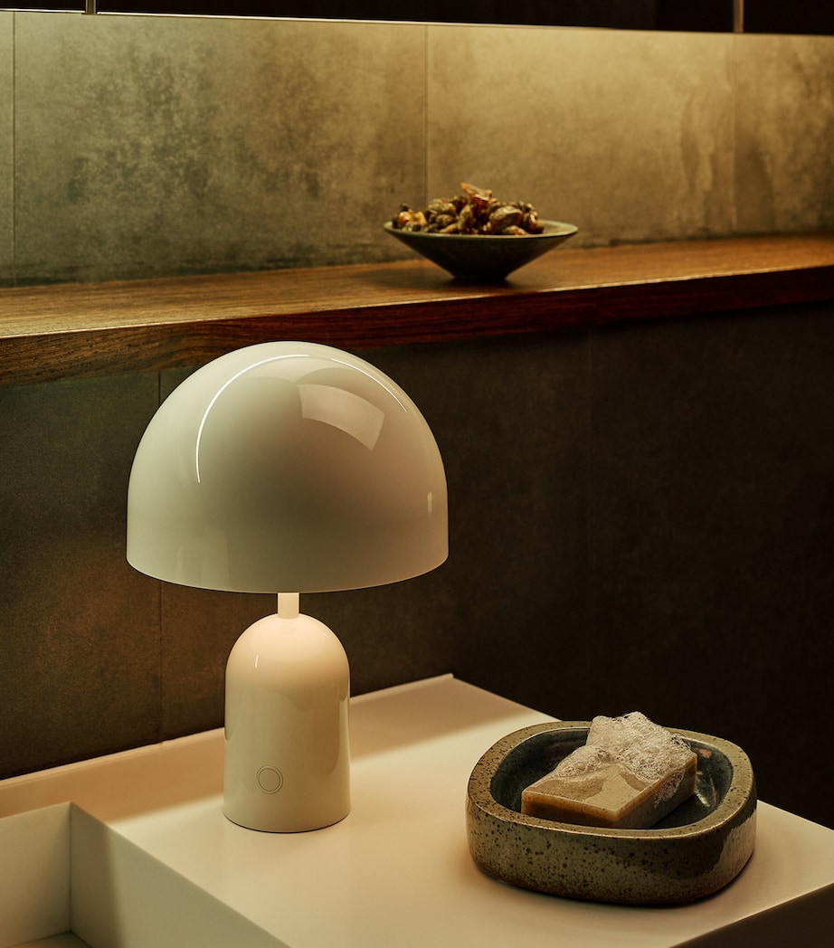 Portable Bell Table Lamp WHITE Image 9