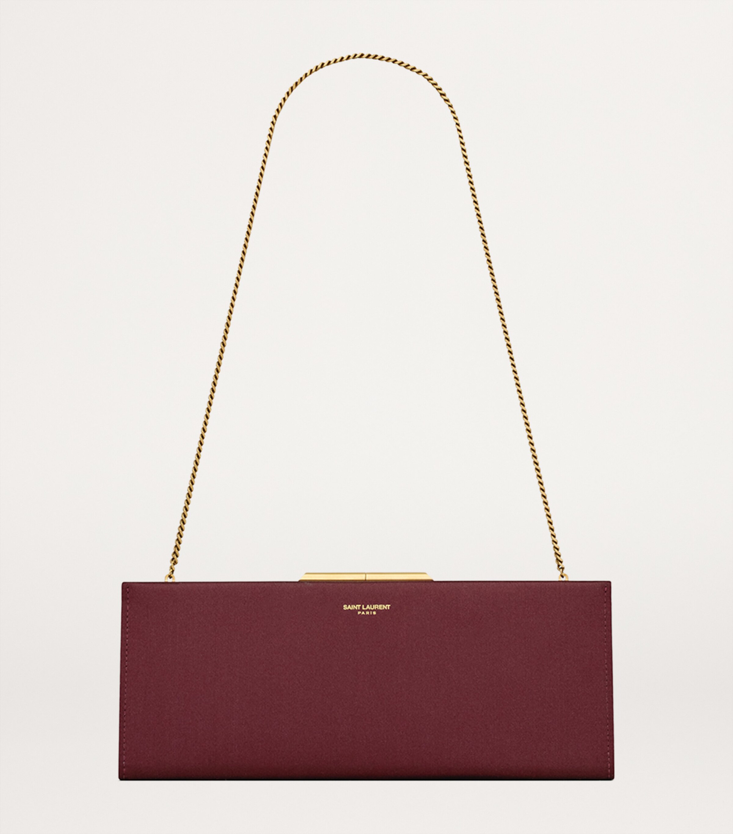 【Saint Laurent】スモール ミッドナイト クラッチバッグ SAINT LAURENT Midnight サテン スモール クラッチ | NET-A-PORTER