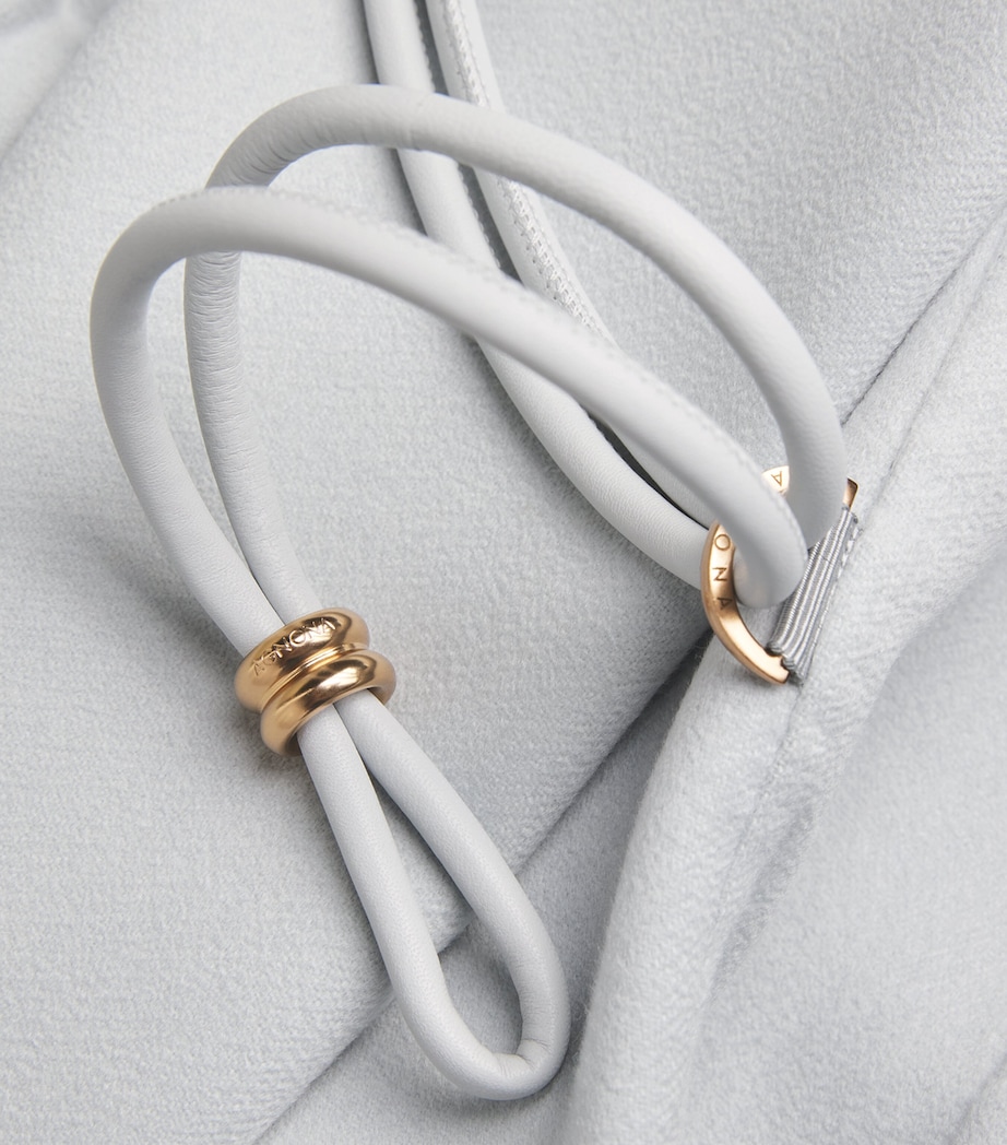 Cashmere Wrap Coat A22 LIGHT BLUE - SKY Image 5