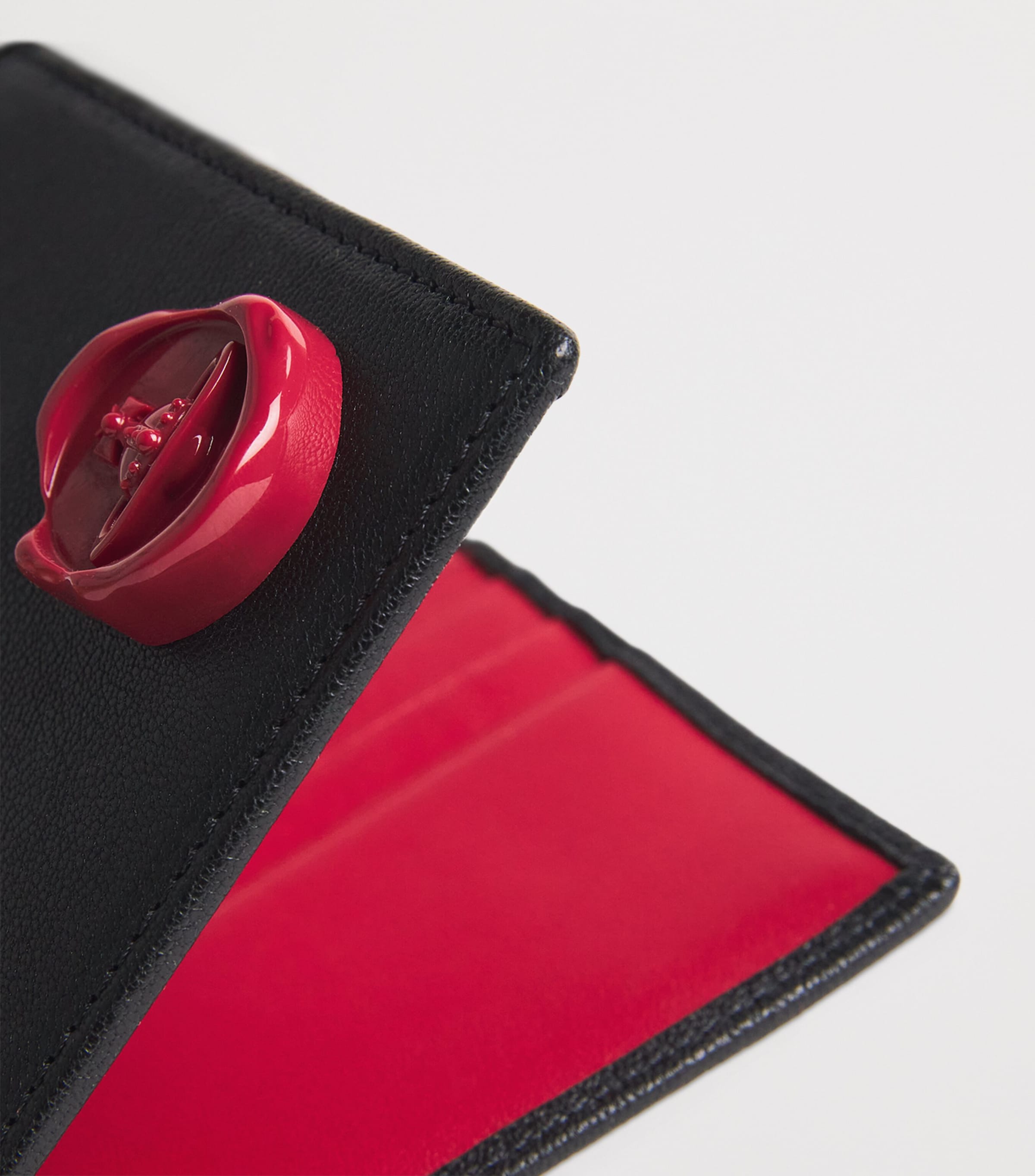 Vivienne Westwood Supple Leather Bifold Wallet Black Image 3
