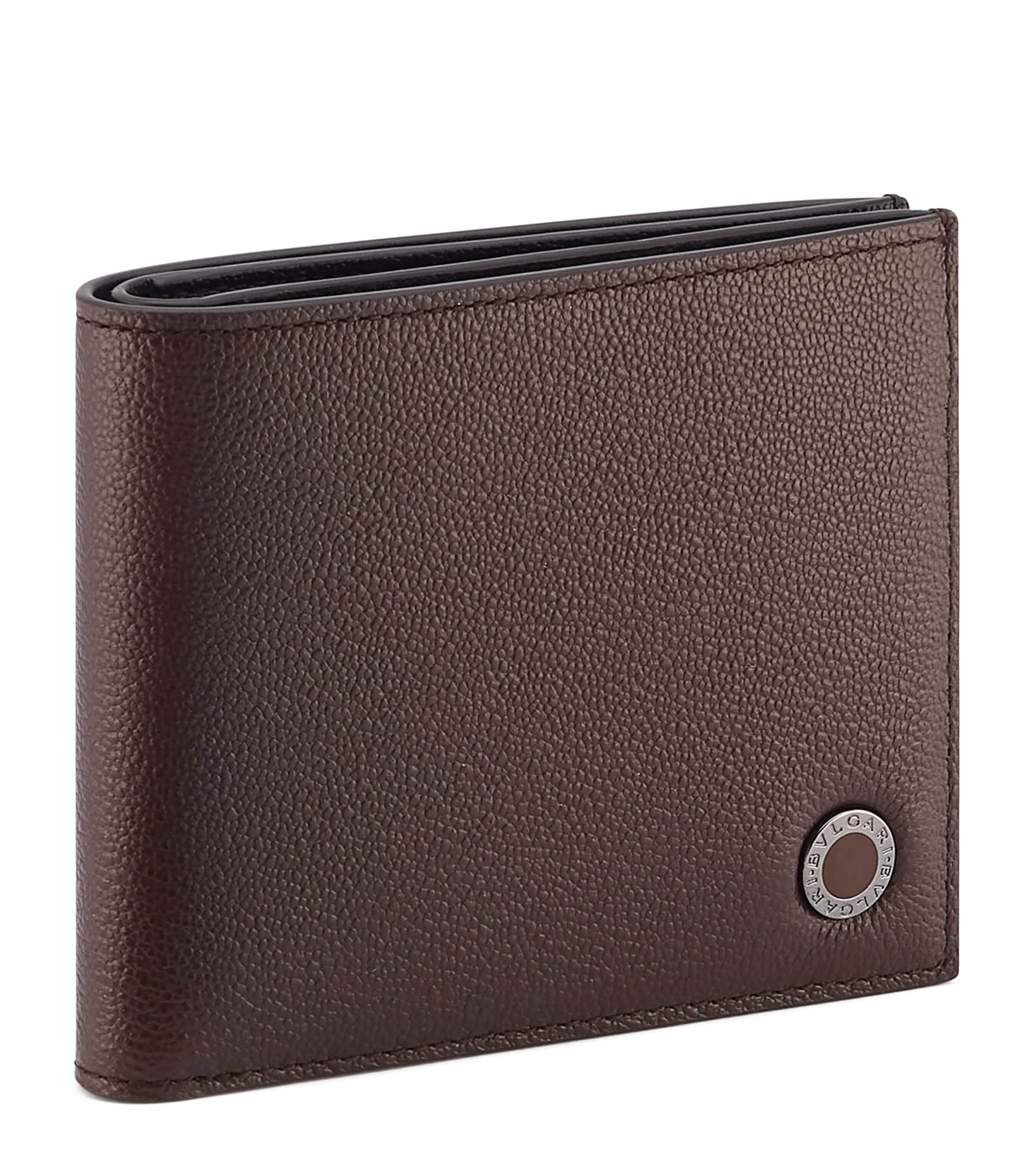 Leather Bvlgari Bvlgari Man Hipster Wallet BROWN MEDIUM Image 1