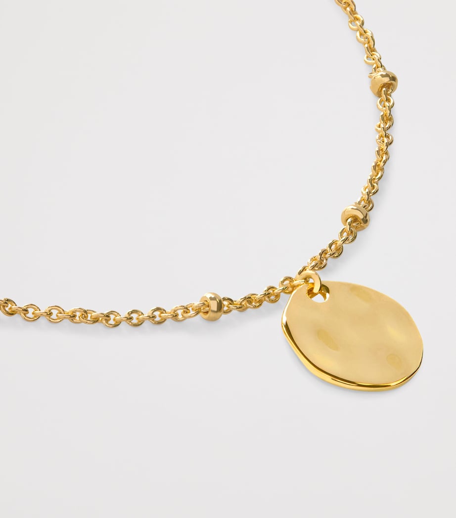 Monica Vinader Gold Vermeil MV Siren Muse Station Chain Bracelet Gold Vermeil Image 3