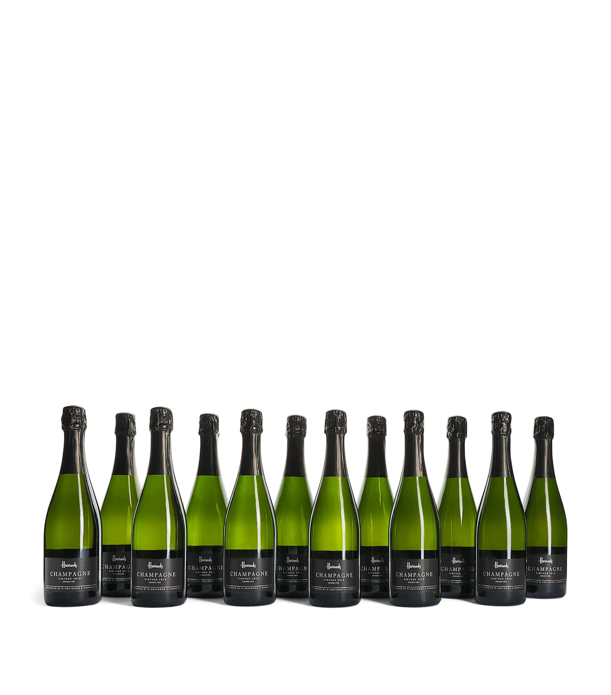 Harrods Blanc de Blancs Grand Cru Vintage Champagne 2015 Wine Case  (12 Bottles) - Champagne, France Image 2